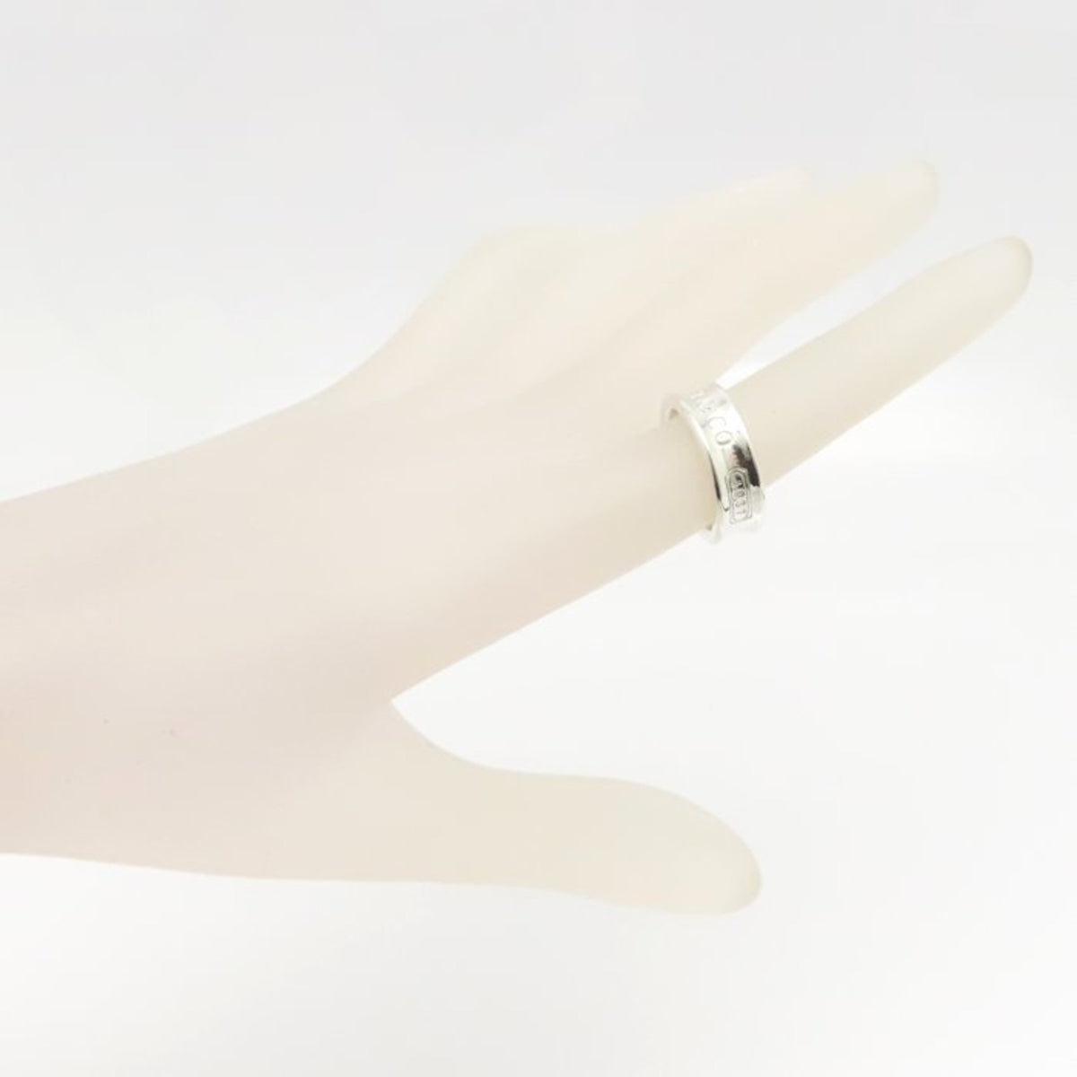 Tiffany Silver Silver 925 Band Ring (Pre-Owned)