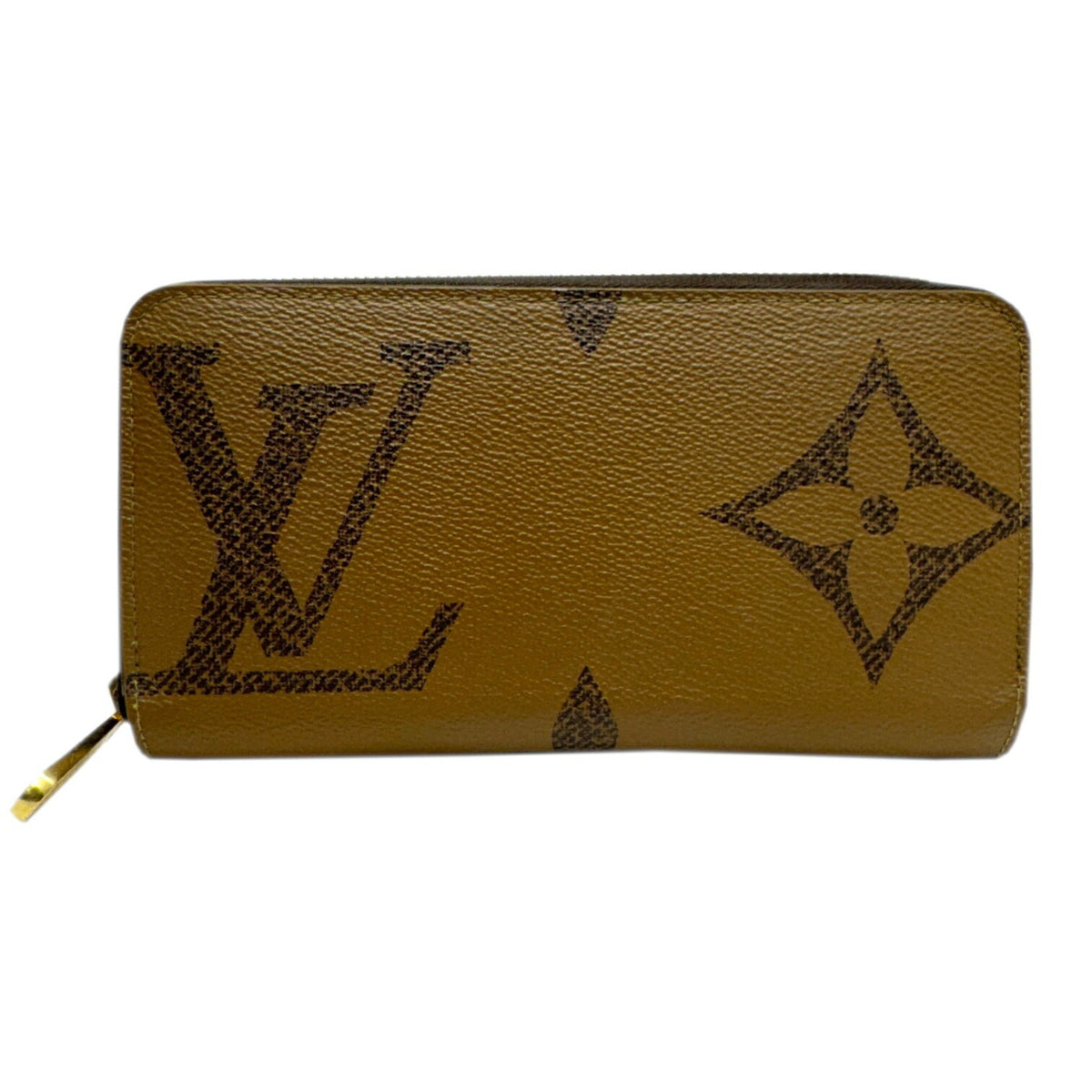 Louis Vuitton Monogram Brown Monogram Reverse Long Bill Wallet (Bi-Fold) (Pre-Owned)
