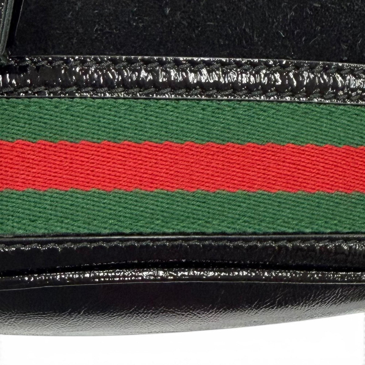 Gucci Black Suede Leather Handbag Shoulder Bag (Pre-Owned)
