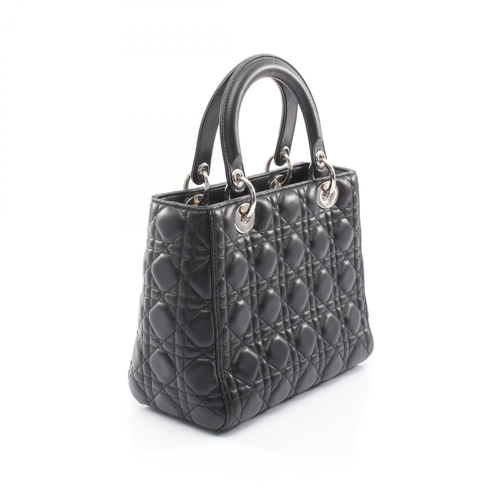 Christian Dior Black Leather Handbag (Pre-Owned)