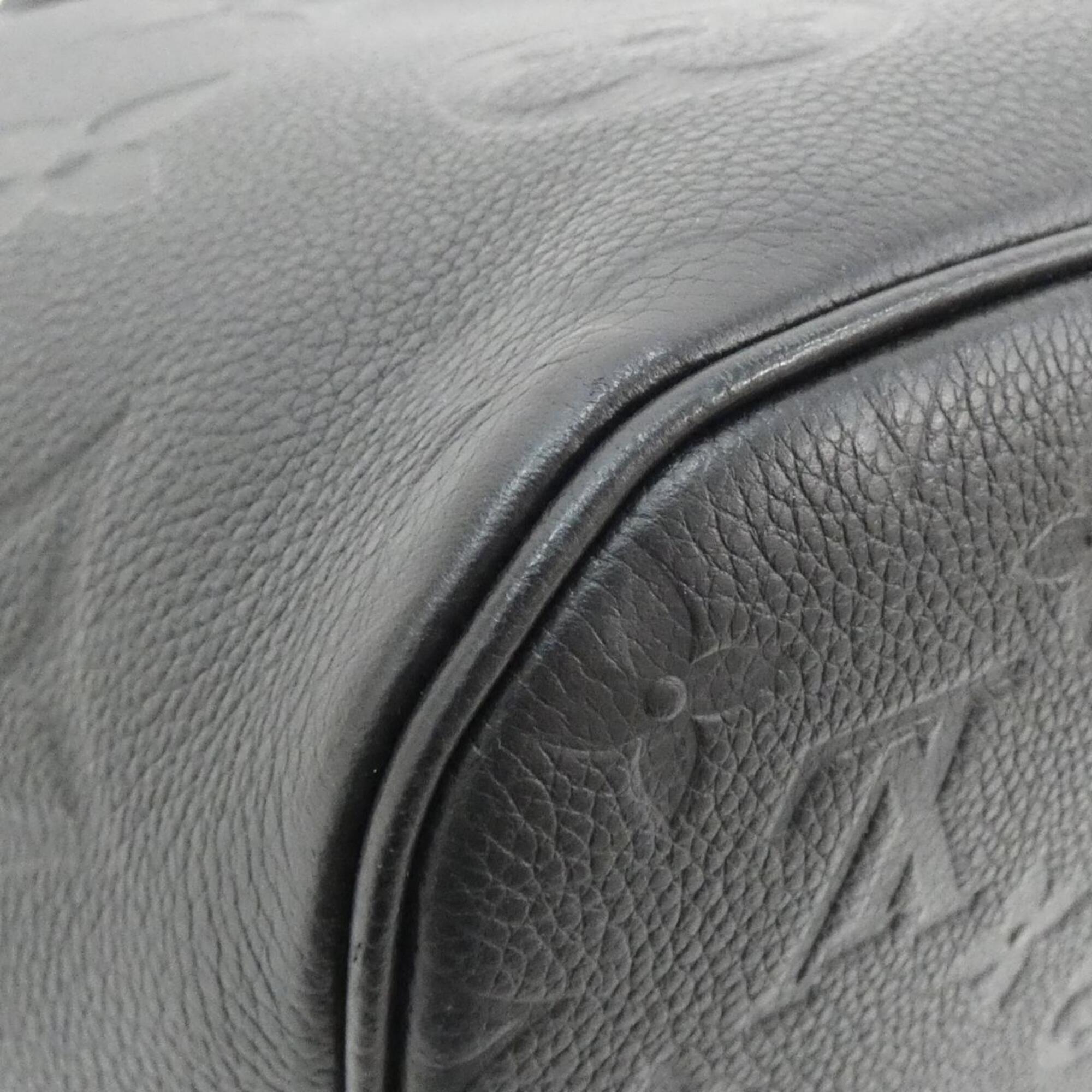 Louis Vuitton Black Monogram Leather Handbag Pouch (Pre-Owned)