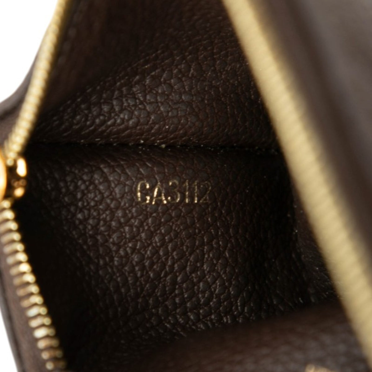 Louis Vuitton Brown Leather Coin Purse/Coin Case (Pre-Owned)