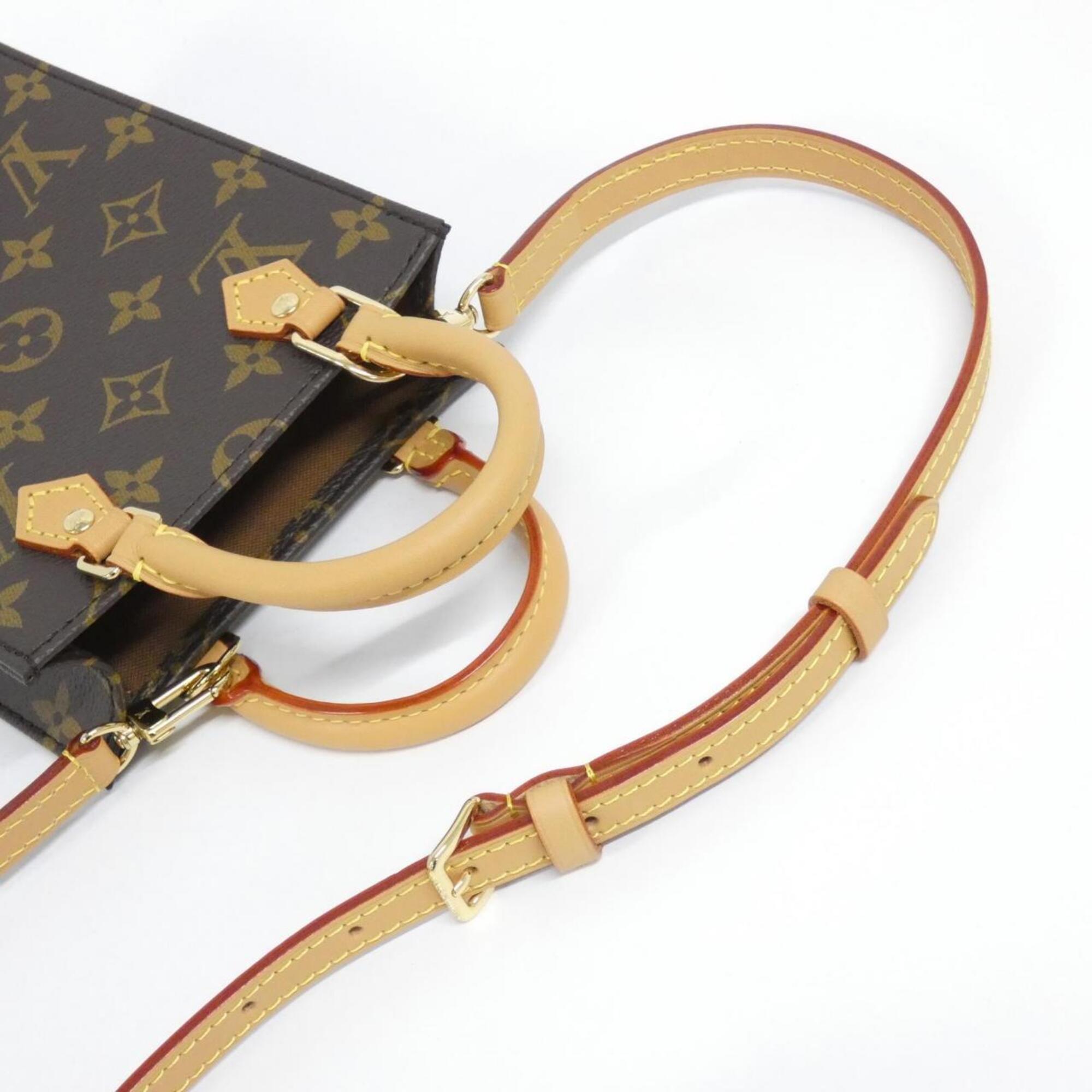 Louis Vuitton Brown Coated Canvas Handbag (Pre-Owned)
