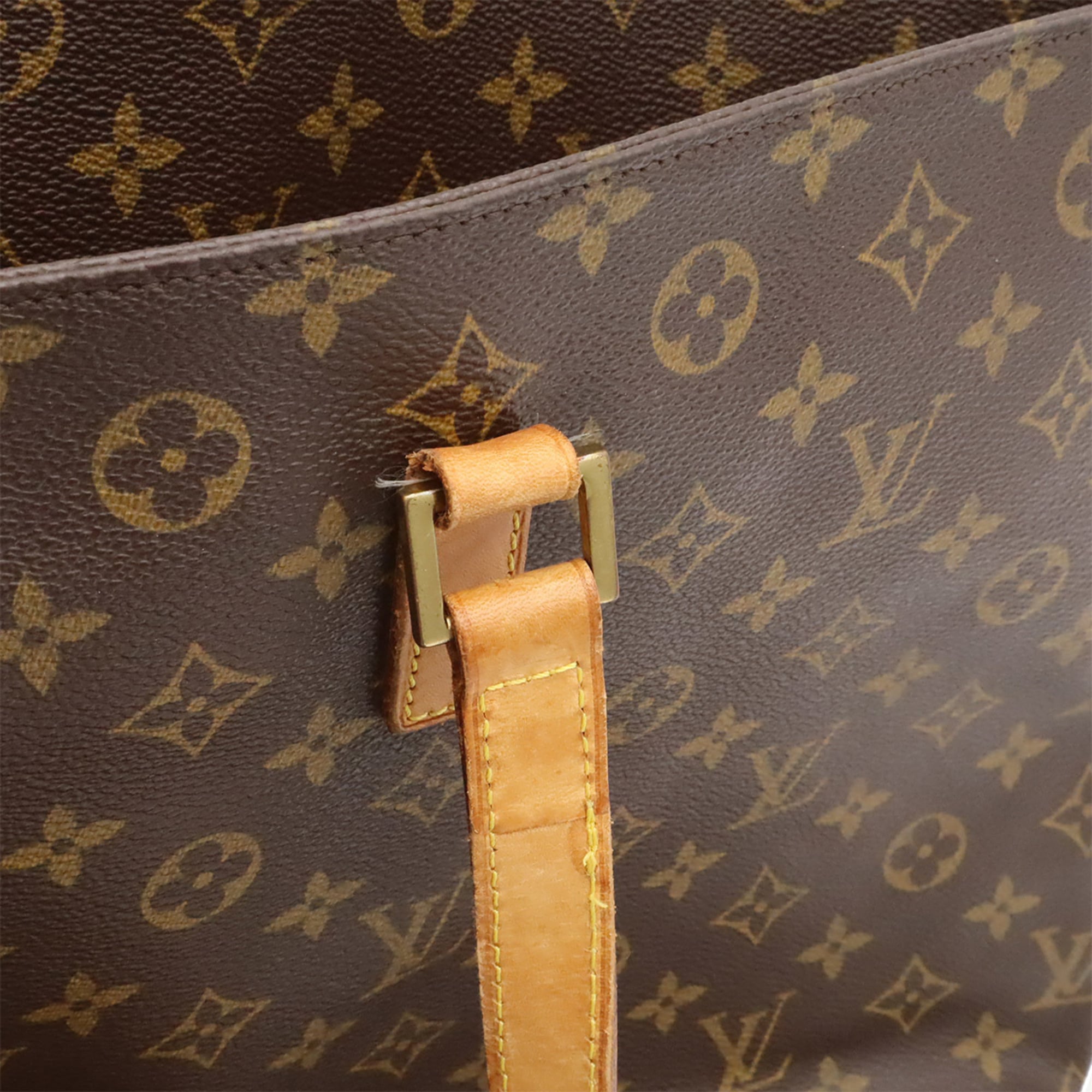 Louis Vuitton Brown Monogram Shoulder Bag Tote Bag (Pre-Owned)