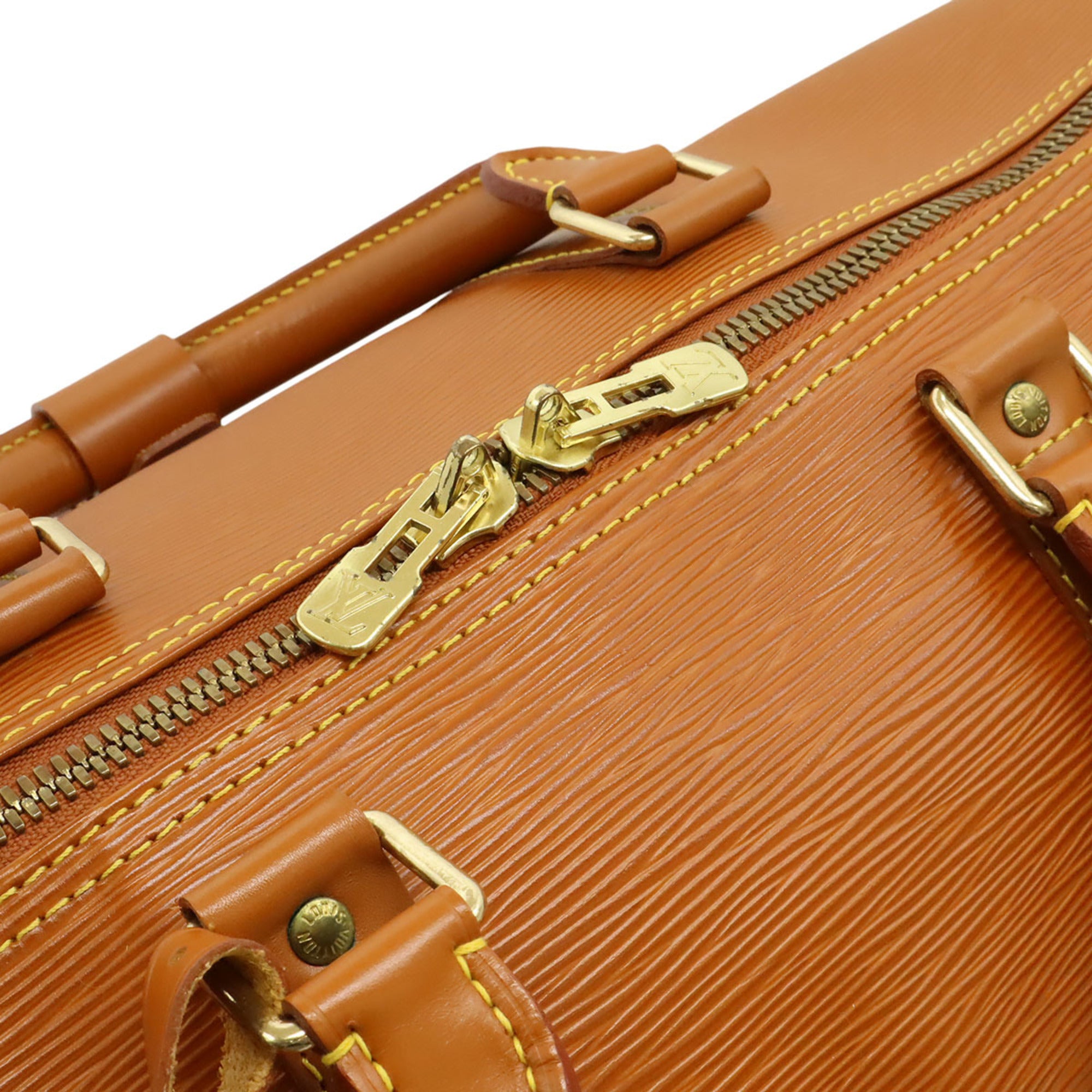 Louis Vuitton Camel Gold Cipango Epi Leather Boston Bag (Pre-Owned)