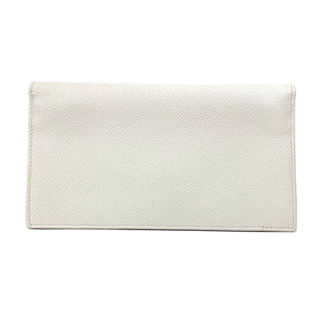 Bvlgari White Leather Wallet (Bi-Fold) (Pre-Owned)