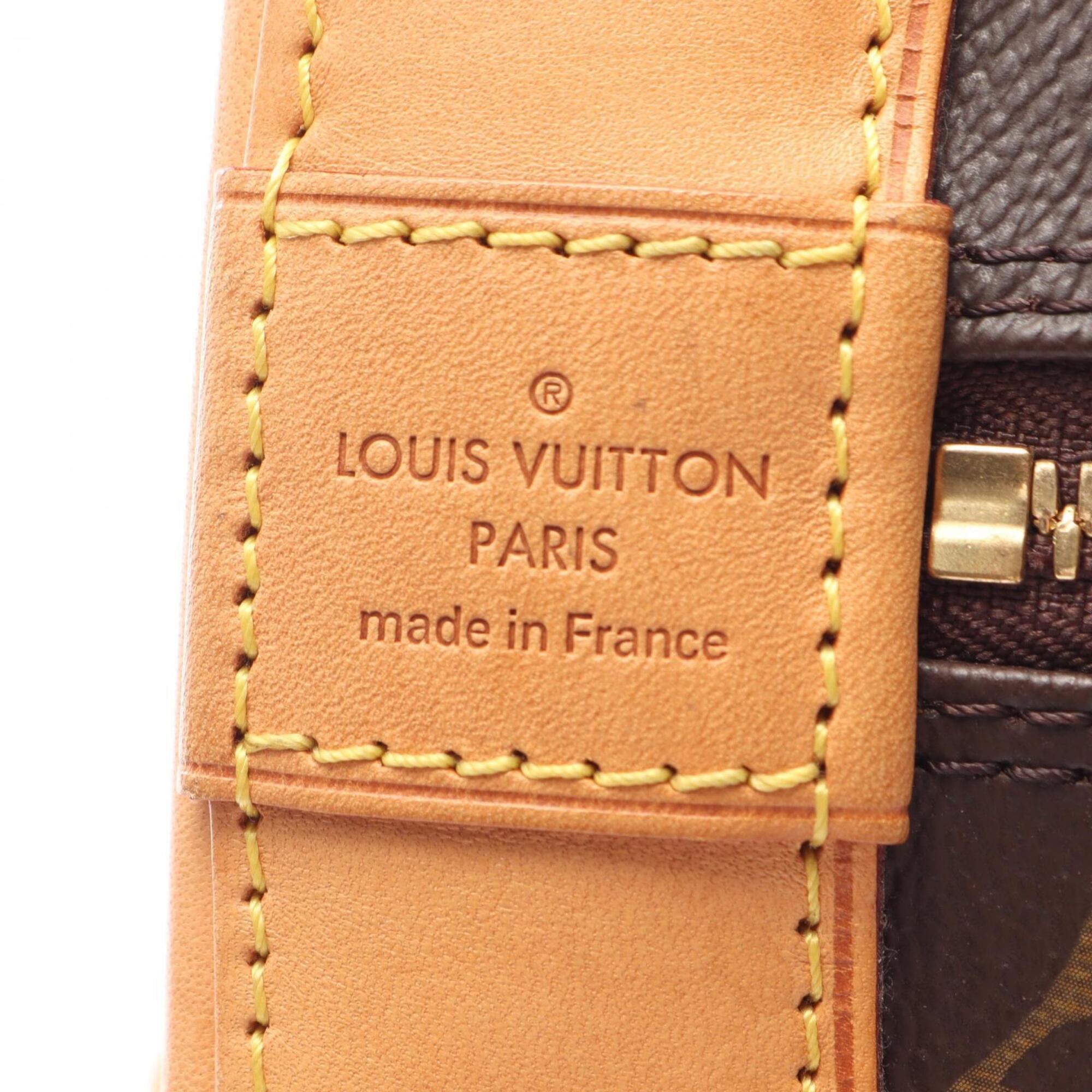 Louis Vuitton Brown Pvc Leather Handbag (Pre-Owned)