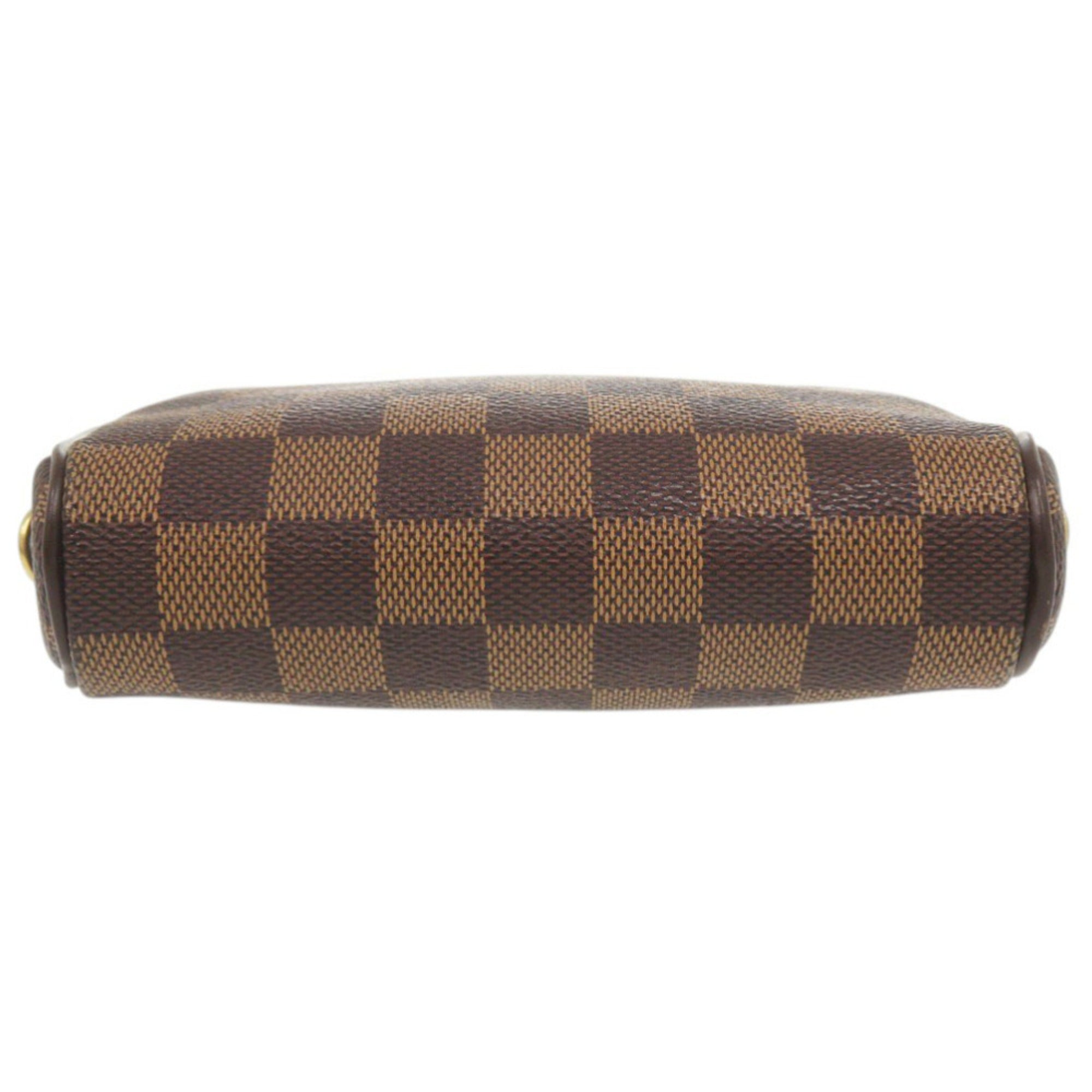 Louis Vuitton Damier Brown Damier Canvas Pochette Shoulder Bag (Pre-Owned)