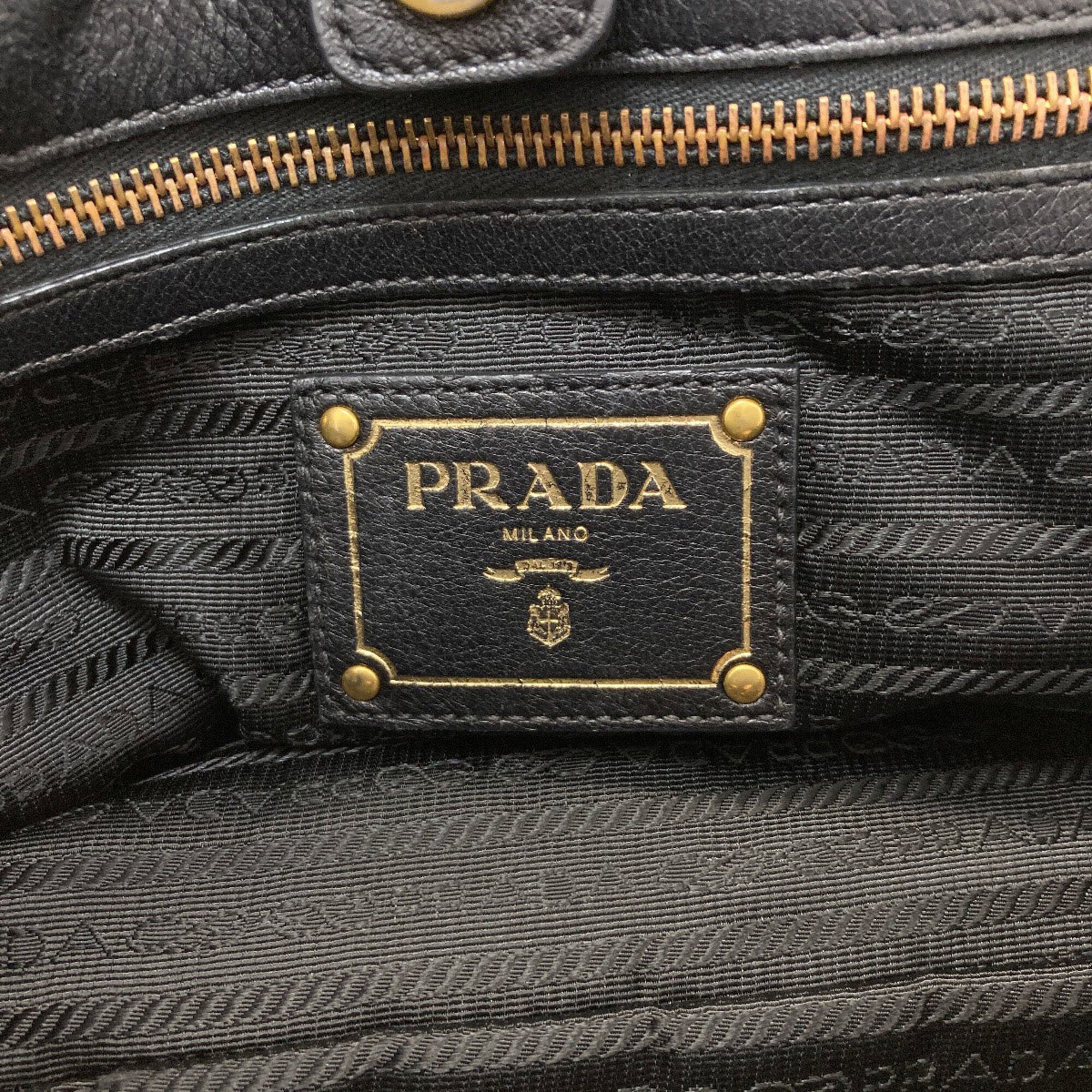 Prada Black Nylon Tote Bag (Pre-Owned)