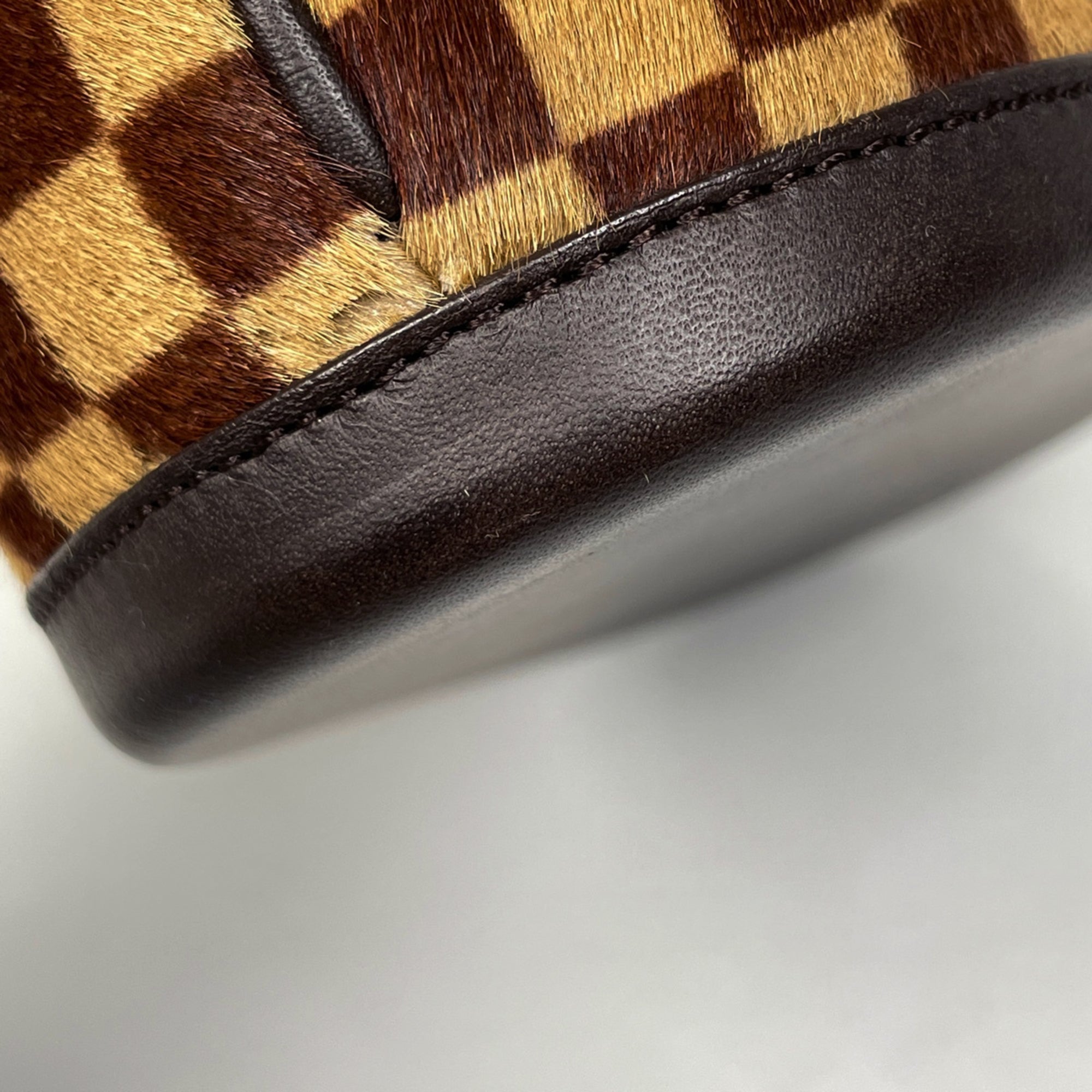 Louis Vuitton Brown Damier Canvas Handbag (Pre-Owned)