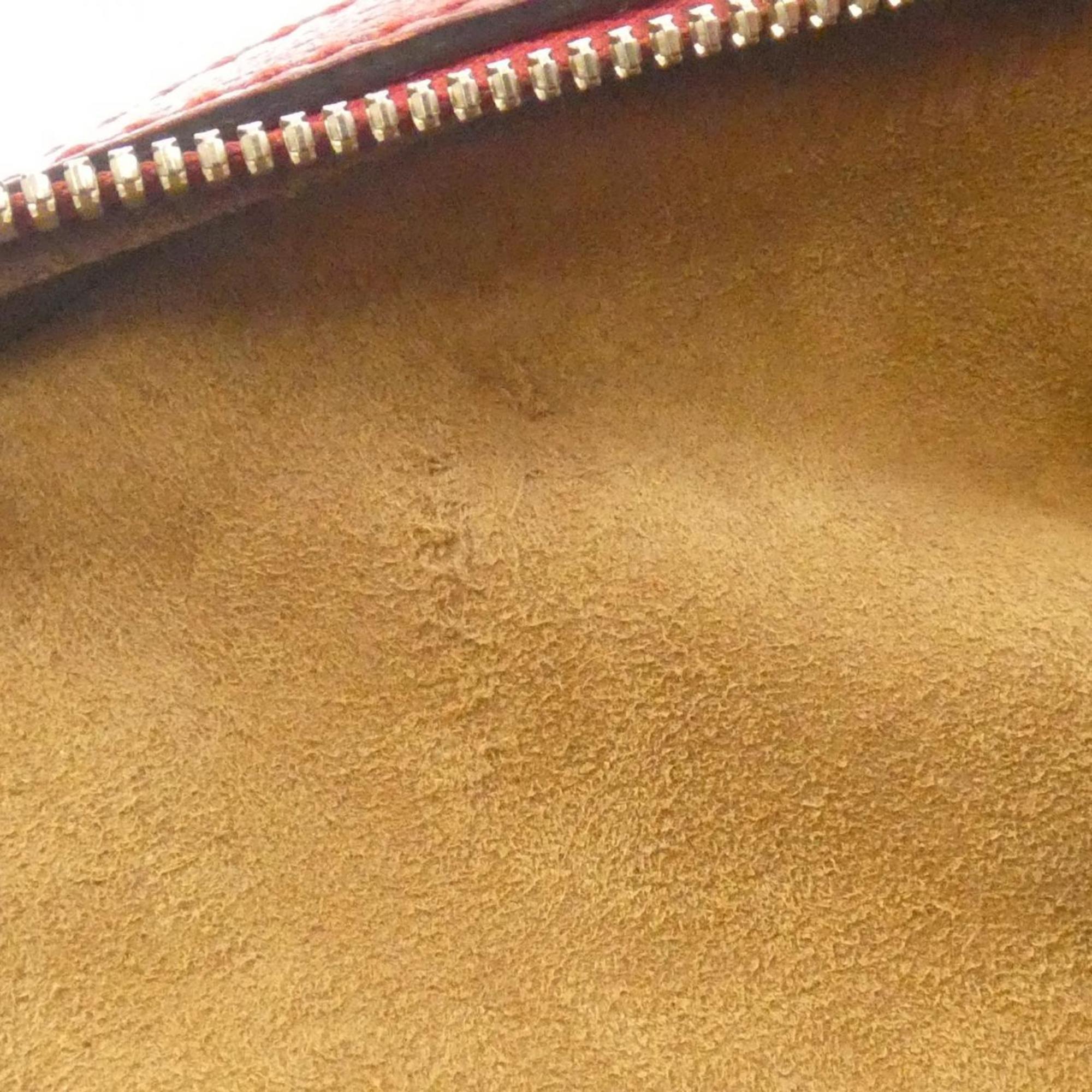 Gucci Beige Red Color Gg Supreme Backpack (Pre-Owned)