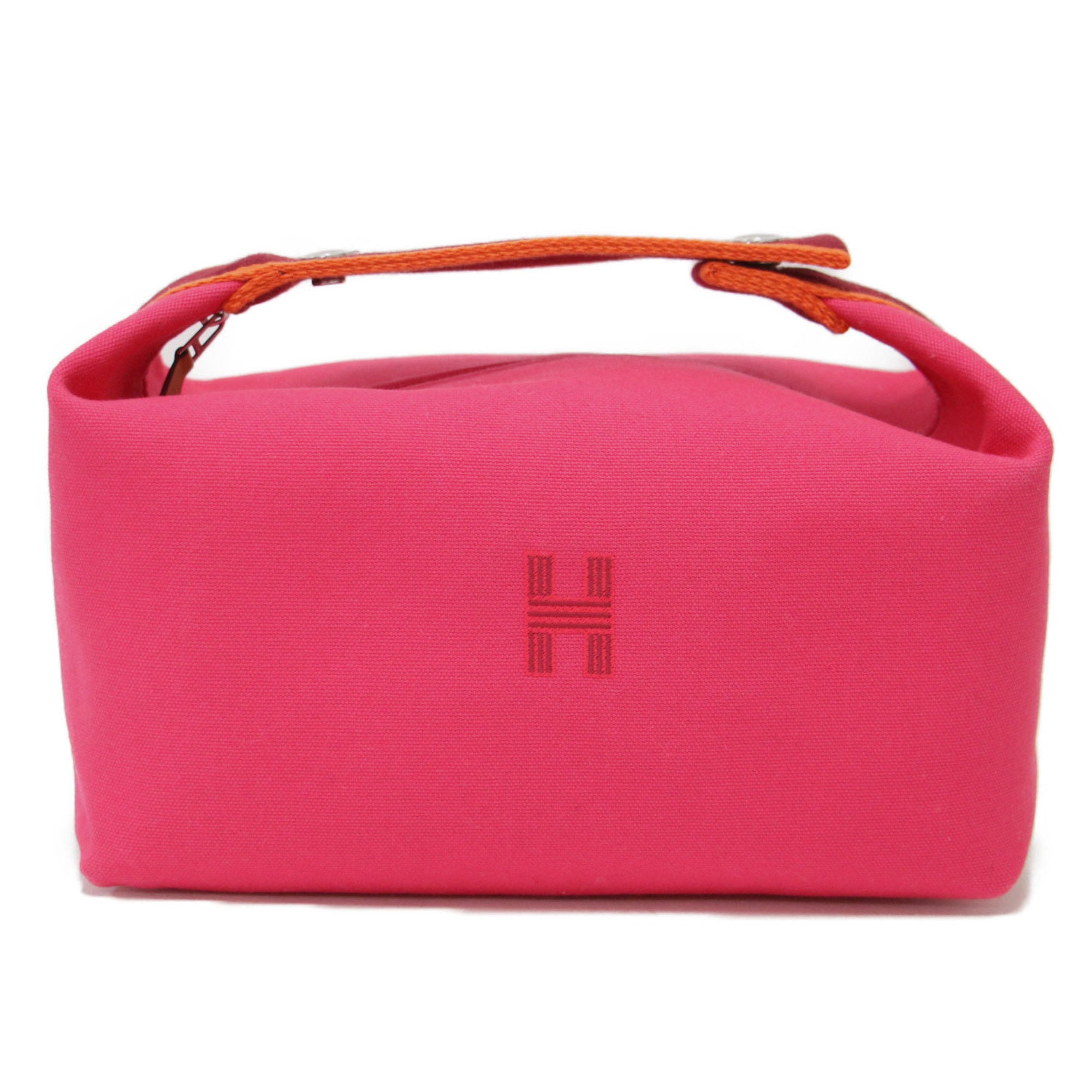 Hermes Black Pink Cotton Pouch (Pre-Owned)