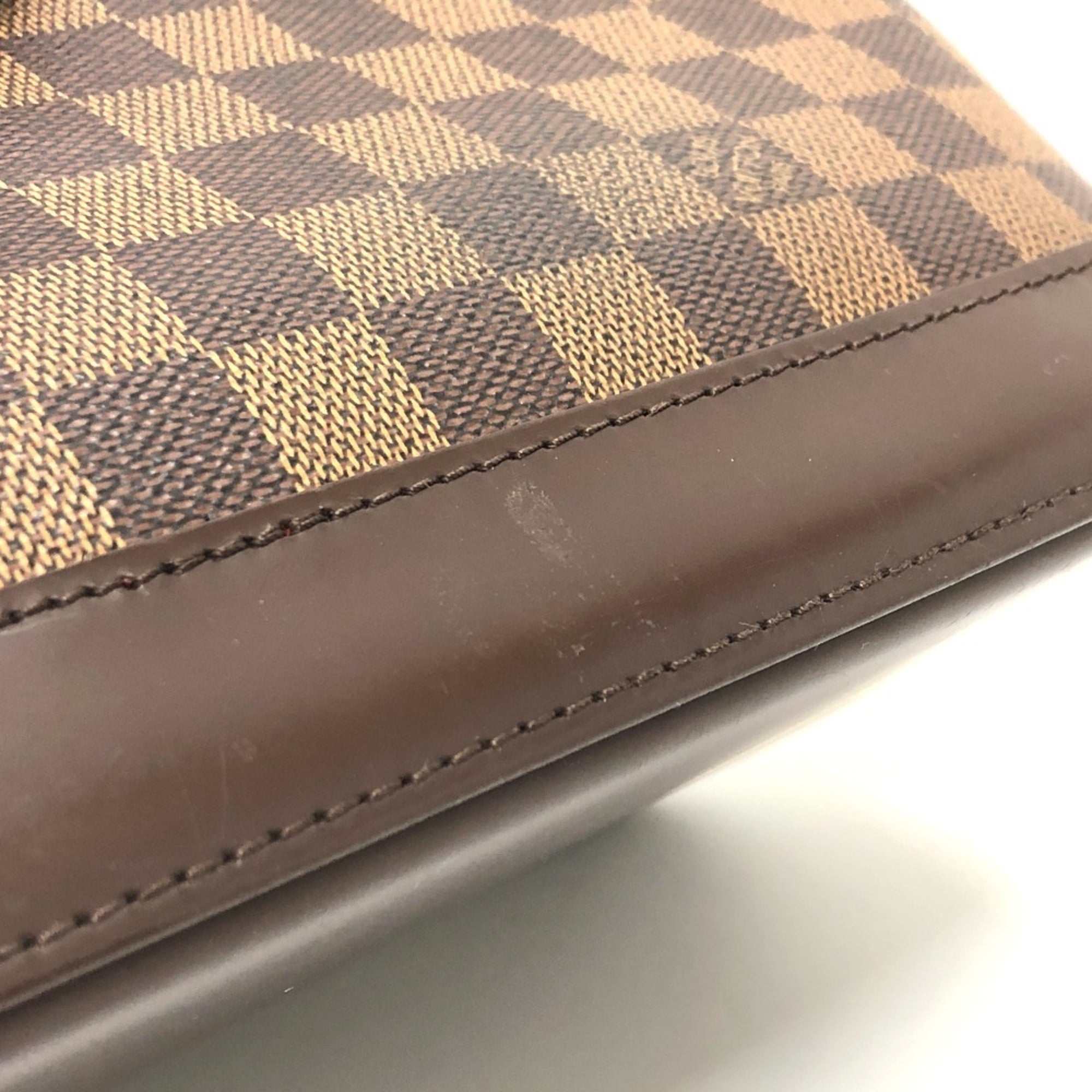 Louis Vuitton Brown Damier Canvas Handbag Tote Bag (Pre-Owned)