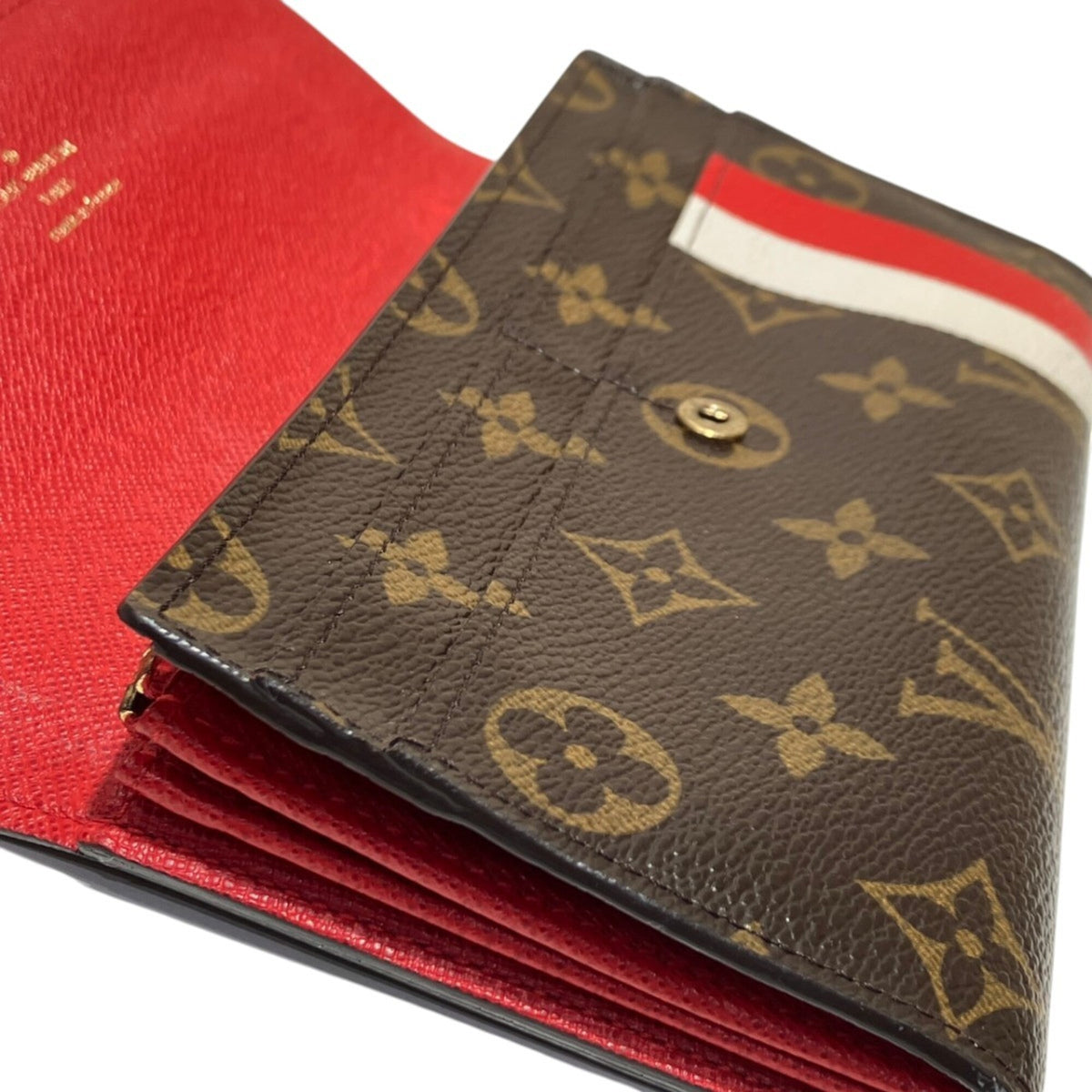 Louis Vuitton Monogram Brown Monogram Long Wallet (Bi-Fold) (Pre-Owned)