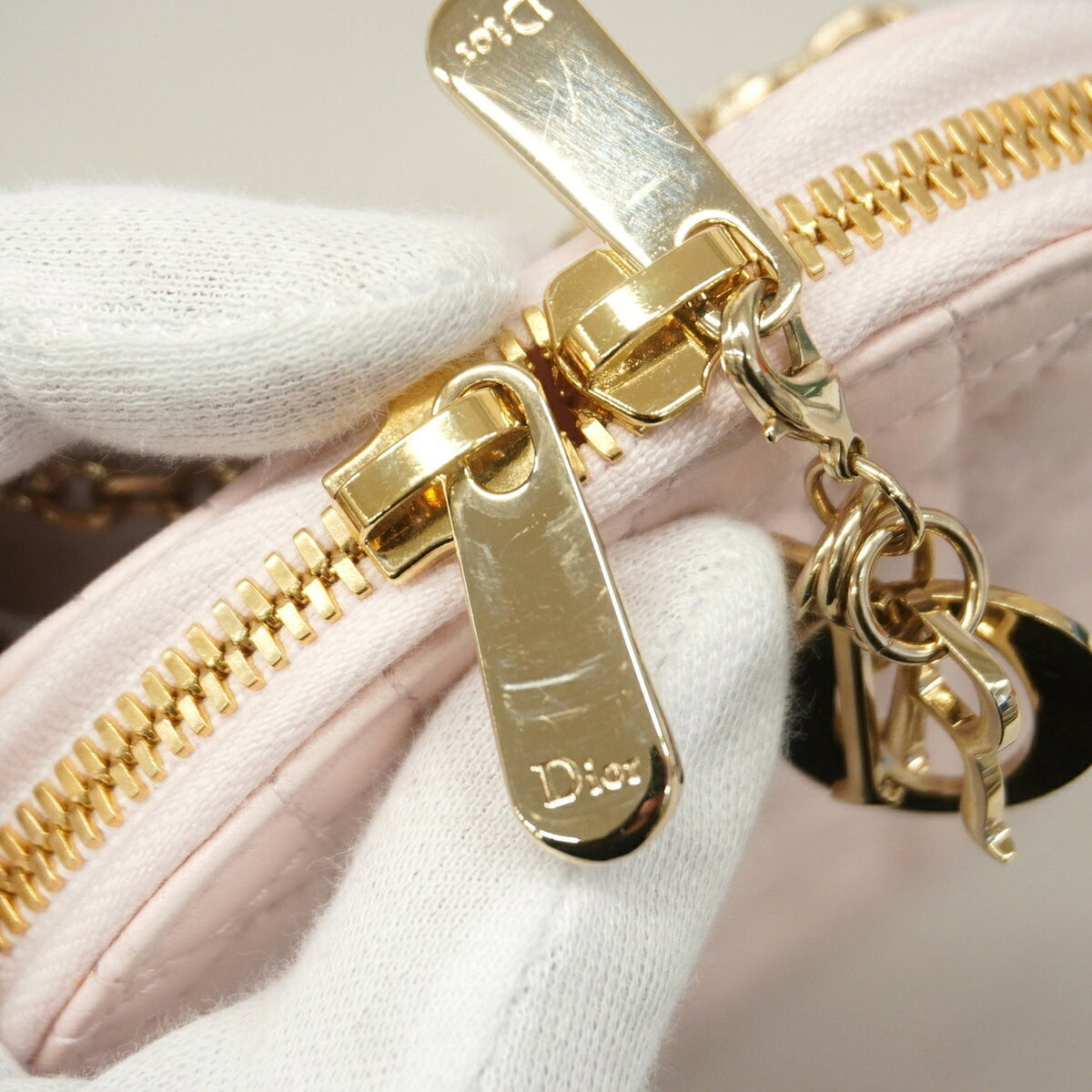 Christian Dior Pink Leather Shoulder Bag (Pre-Owned)