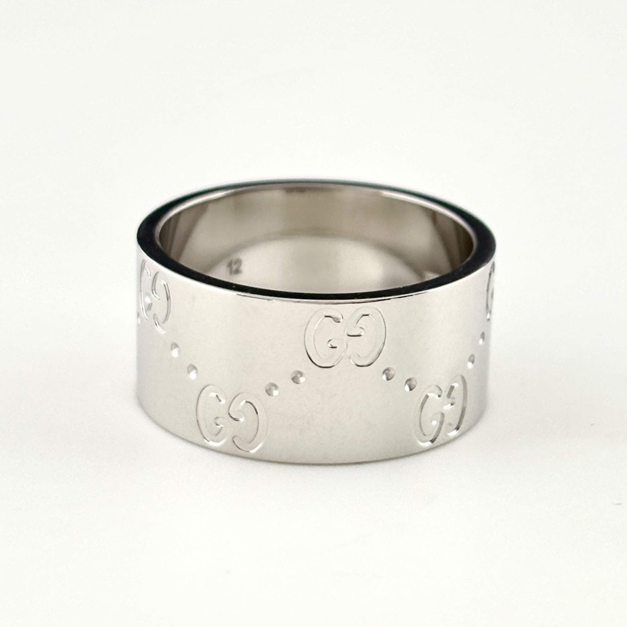 Gucci White Gold (18K) Band Ring (Pre-Owned)