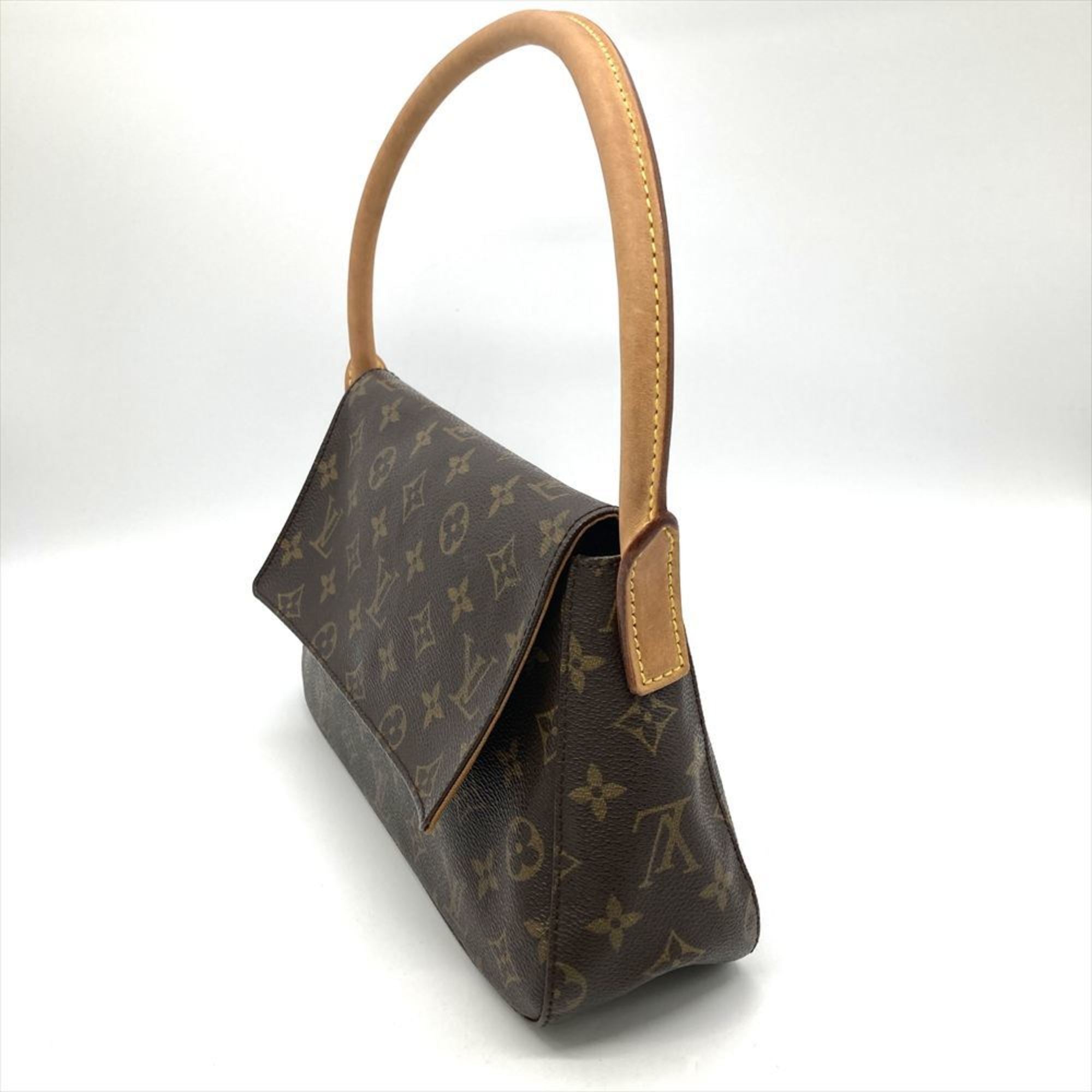 Louis Vuitton Brown Monogram Canvas Shoulder Bag (Pre-Owned)