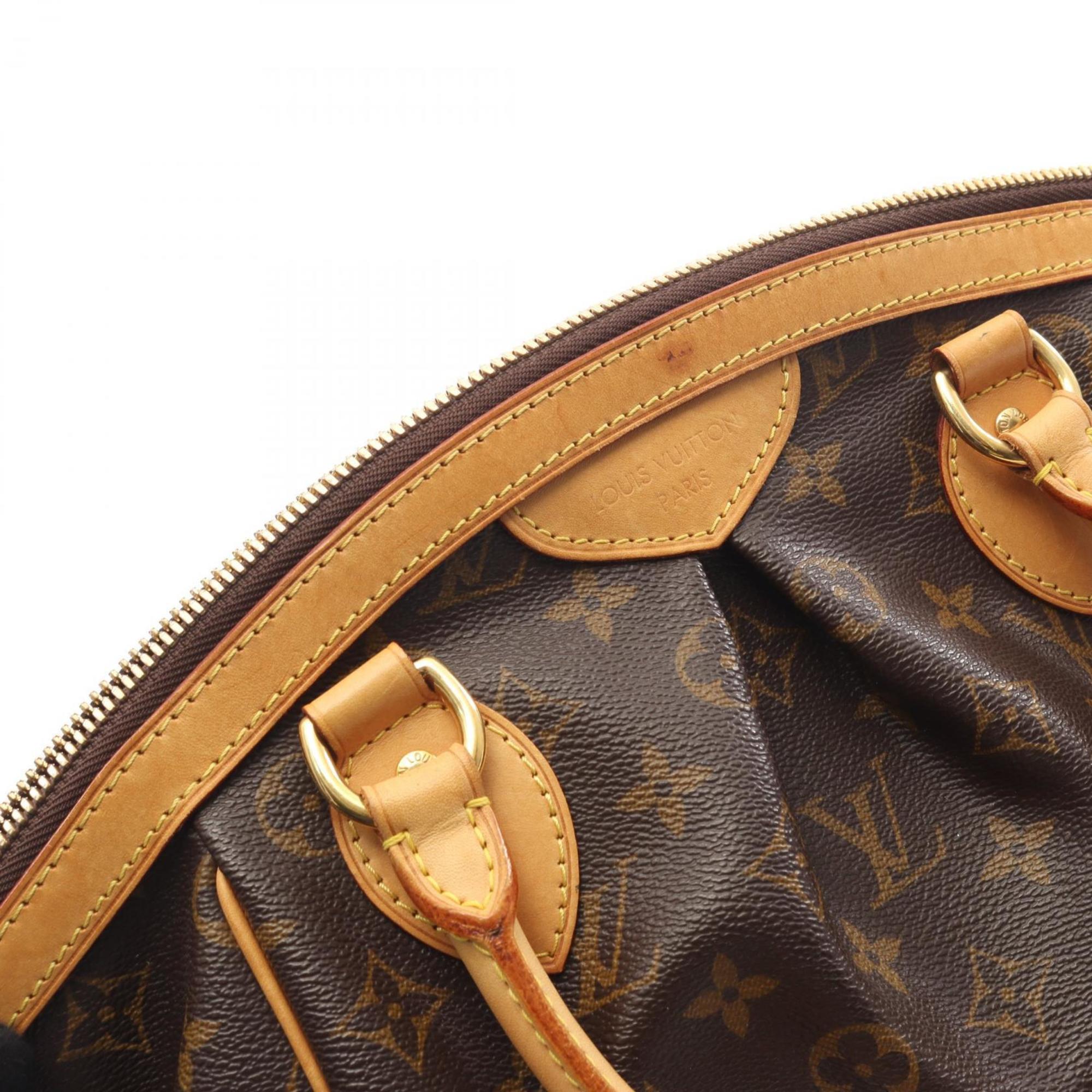 Louis Vuitton Brown Coated Canvas Leather Handbag (Pre-Owned)