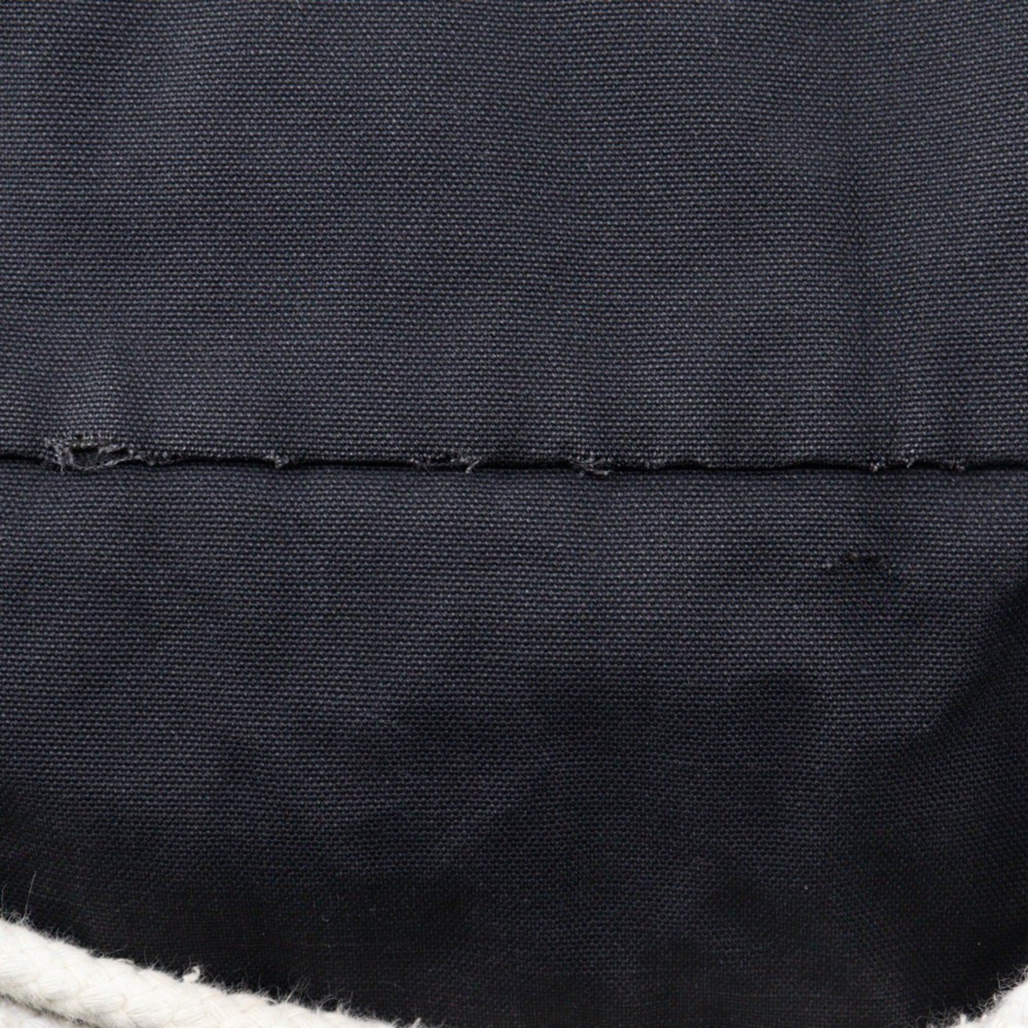 Chanel Black Canvas Shoulder Bag (Pre-Owned)