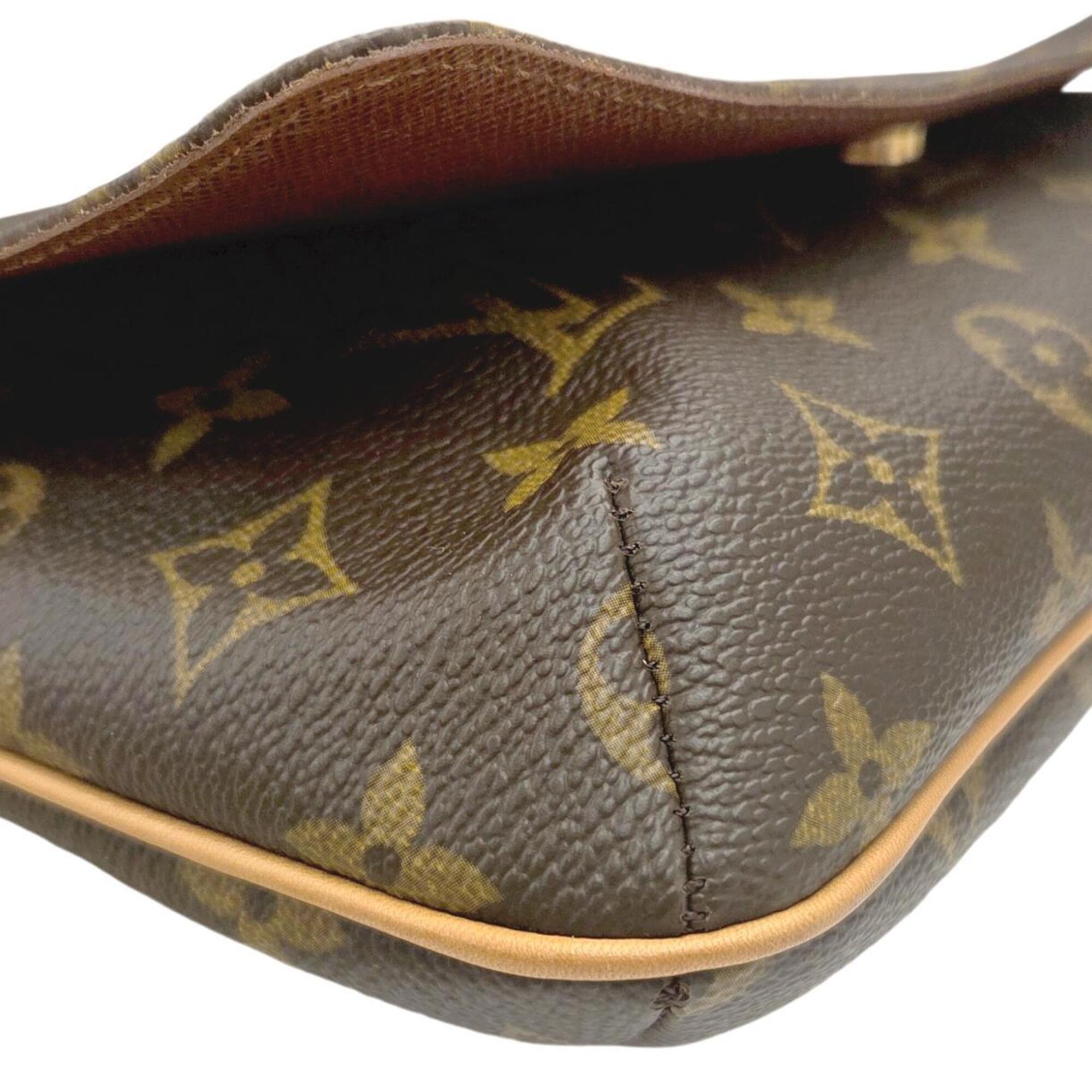 Louis Vuitton Brown Monogram Shoulder Bag (Pre-Owned)