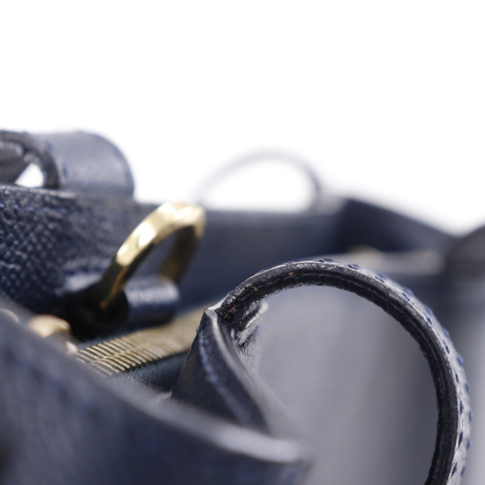 Celine Navy Leather Handbag (Pre-Owned)