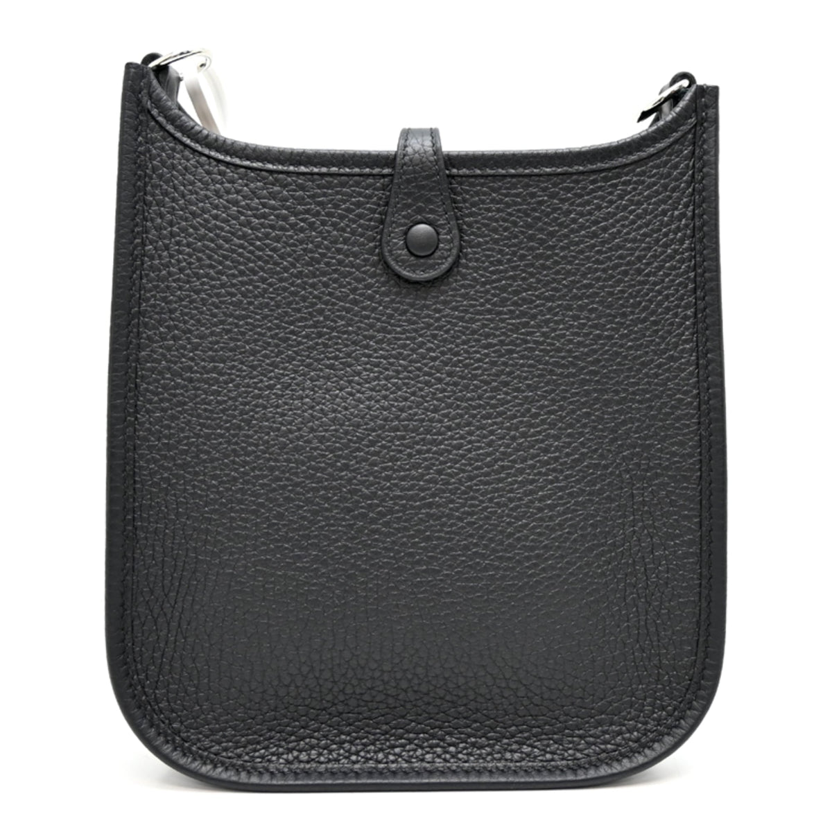Hermes Noir Taurillon Clemence Leather Shoulder Bag (Pre-Owned)