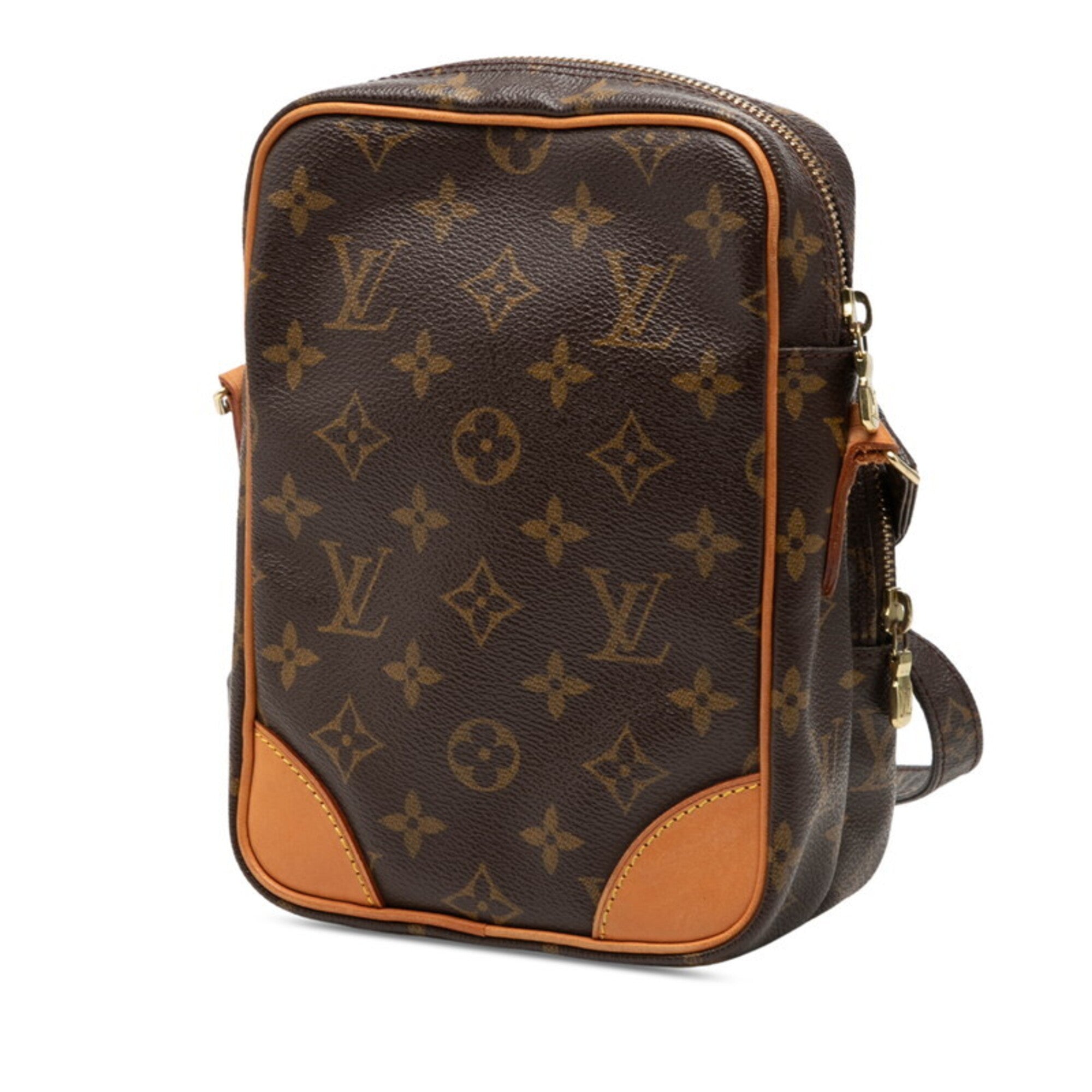Louis Vuitton Brown Pvc Leather Shoulder Bag (Pre-Owned)