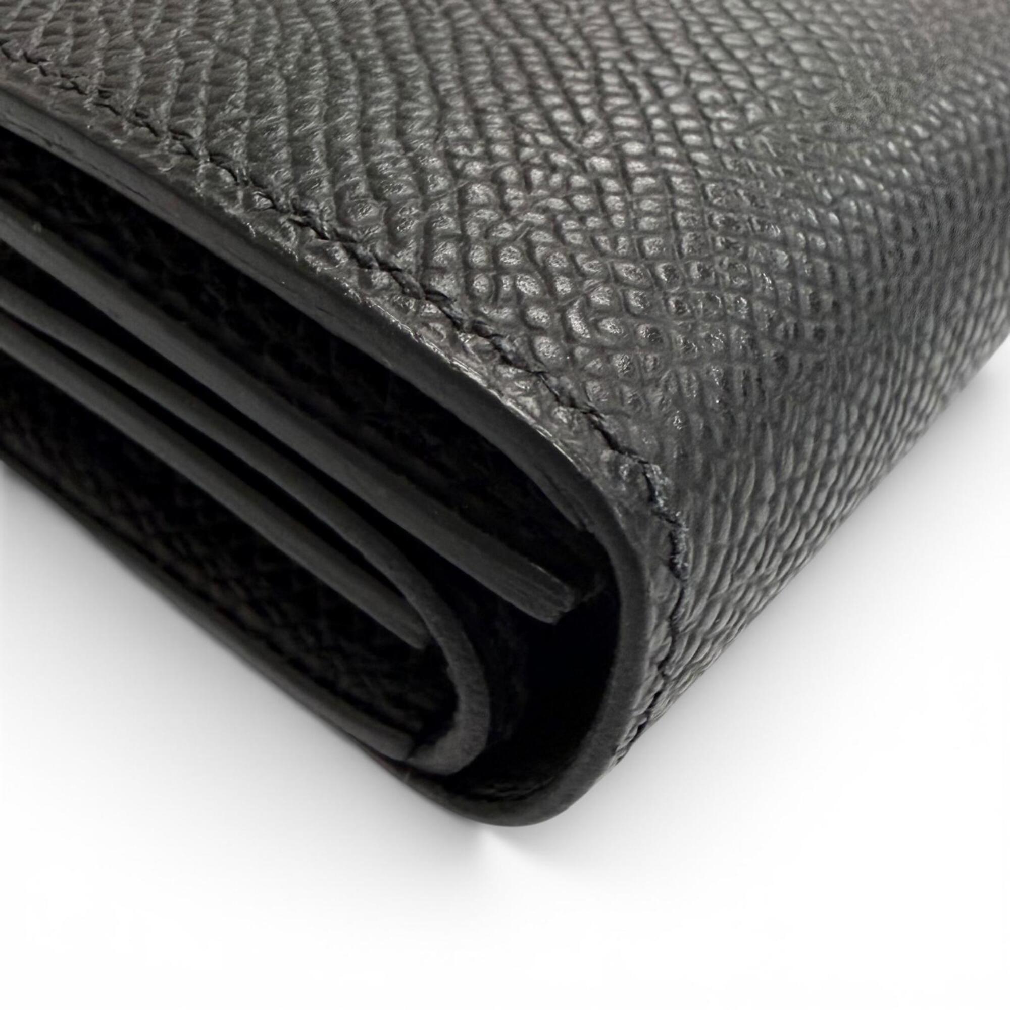 Hermes Black Epsom Leather Wallet (Bi-Fold) (Pre-Owned)