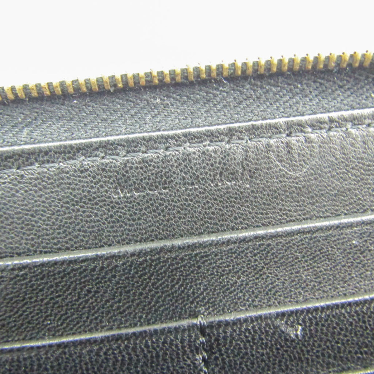 Celine Navy Leather Long Wallet (Bi-Fold) (Pre-Owned)