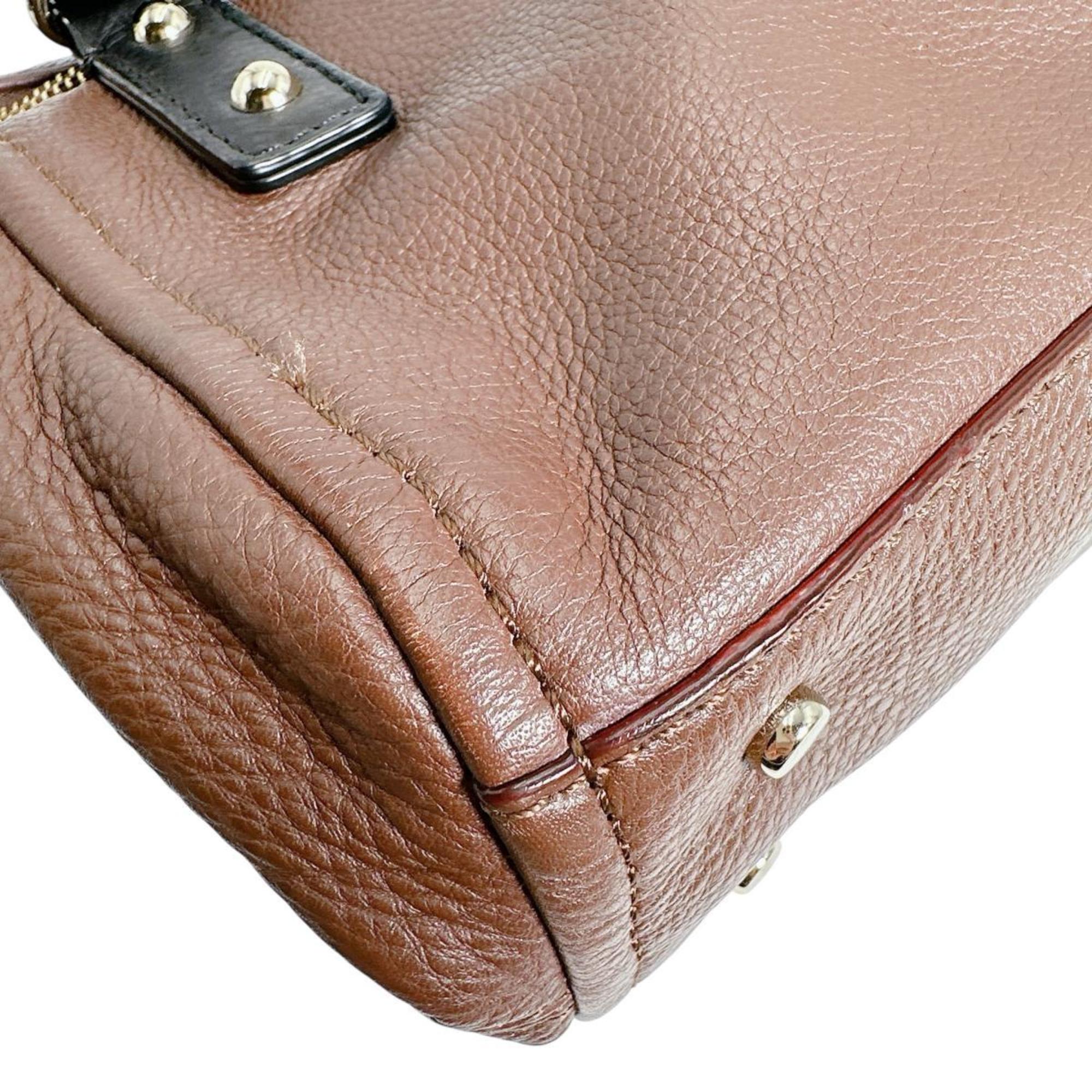 Kate Spade Brown Leather Handbag (Pre-Owned)