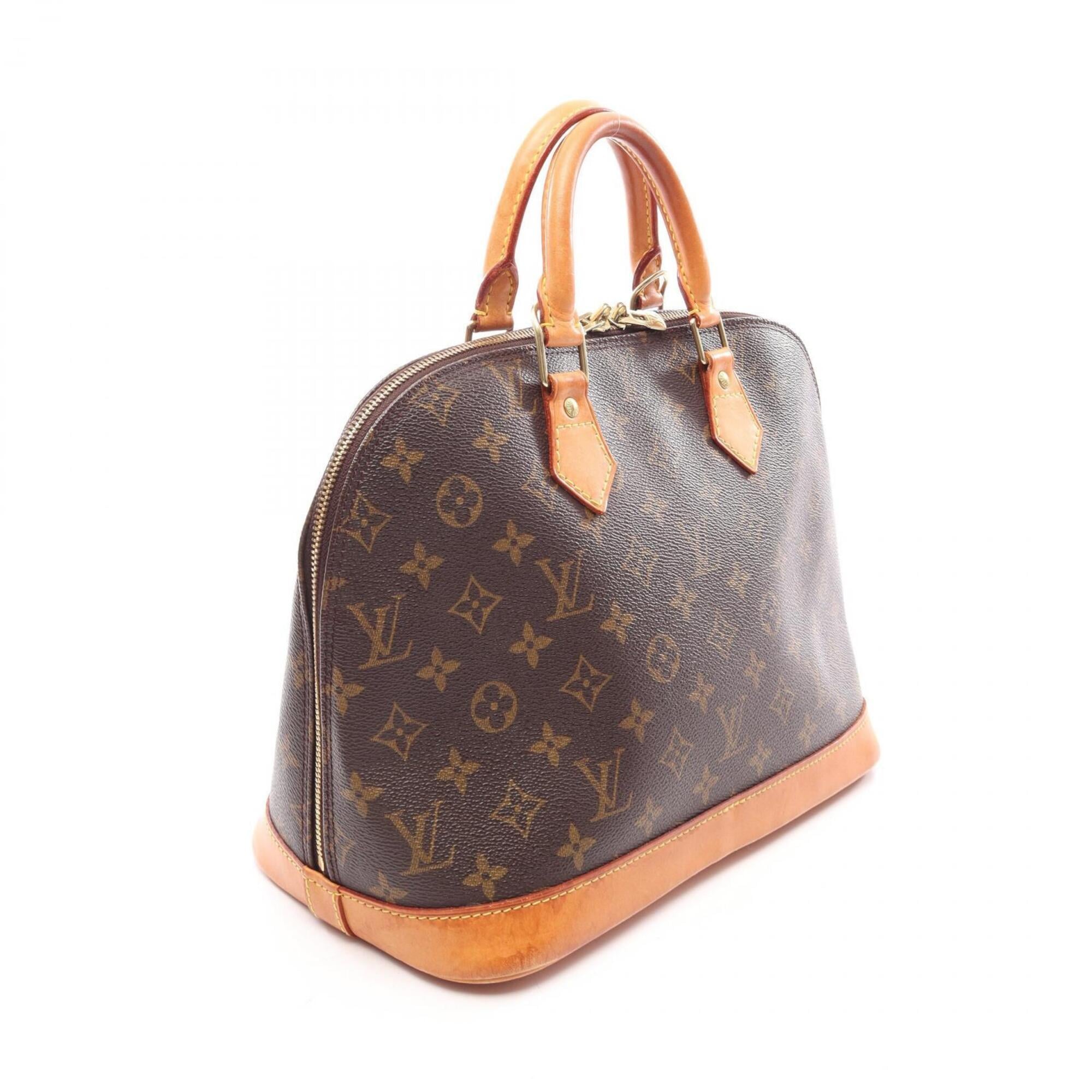 Louis Vuitton Brown Pvc Leather Handbag (Pre-Owned)