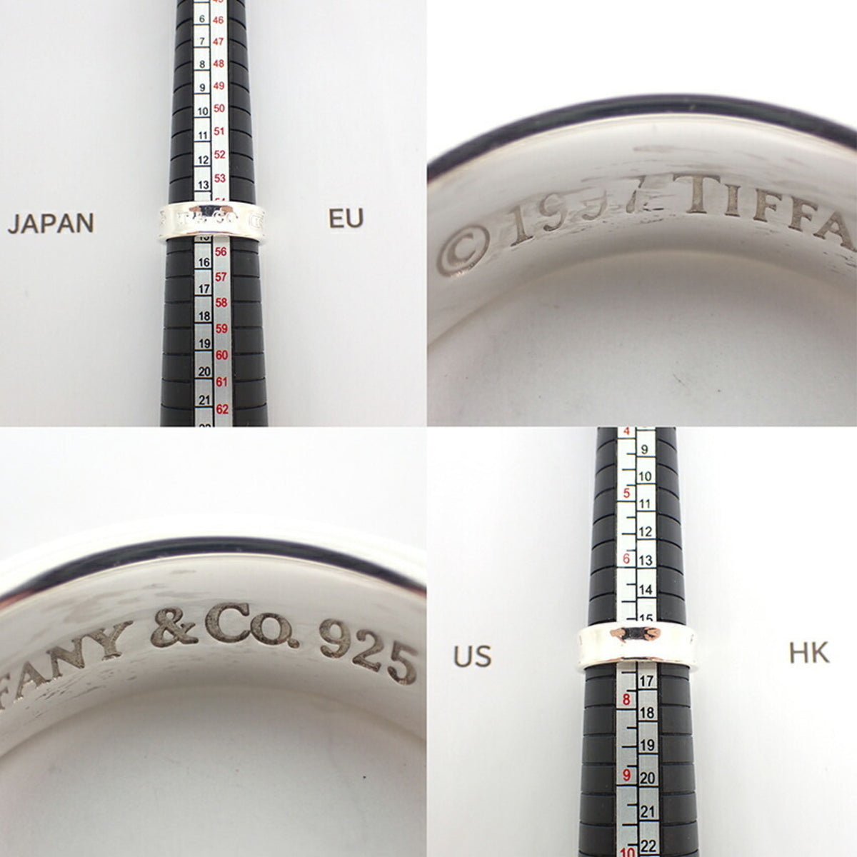Tiffany Sterling Silver 925 Band Ring (Pre-Owned)