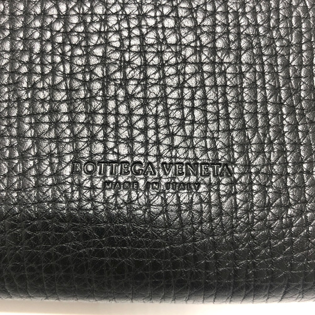 Bottega Veneta Black Leather Long Wallet (Bi-Fold) (Pre-Owned)
