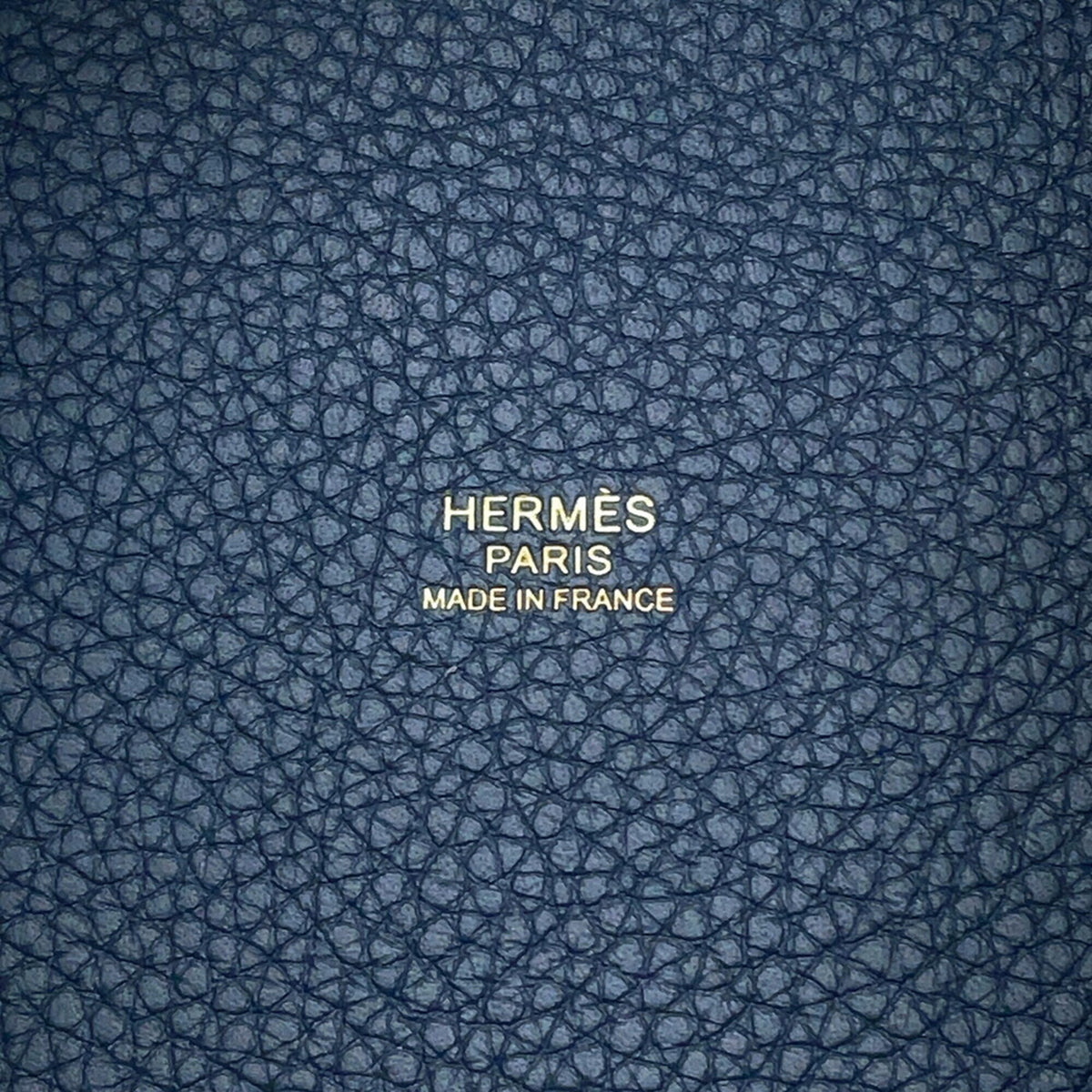 Hermes Picotin Gold Taurillon Clemence Leather Handbag (Pre-Owned)