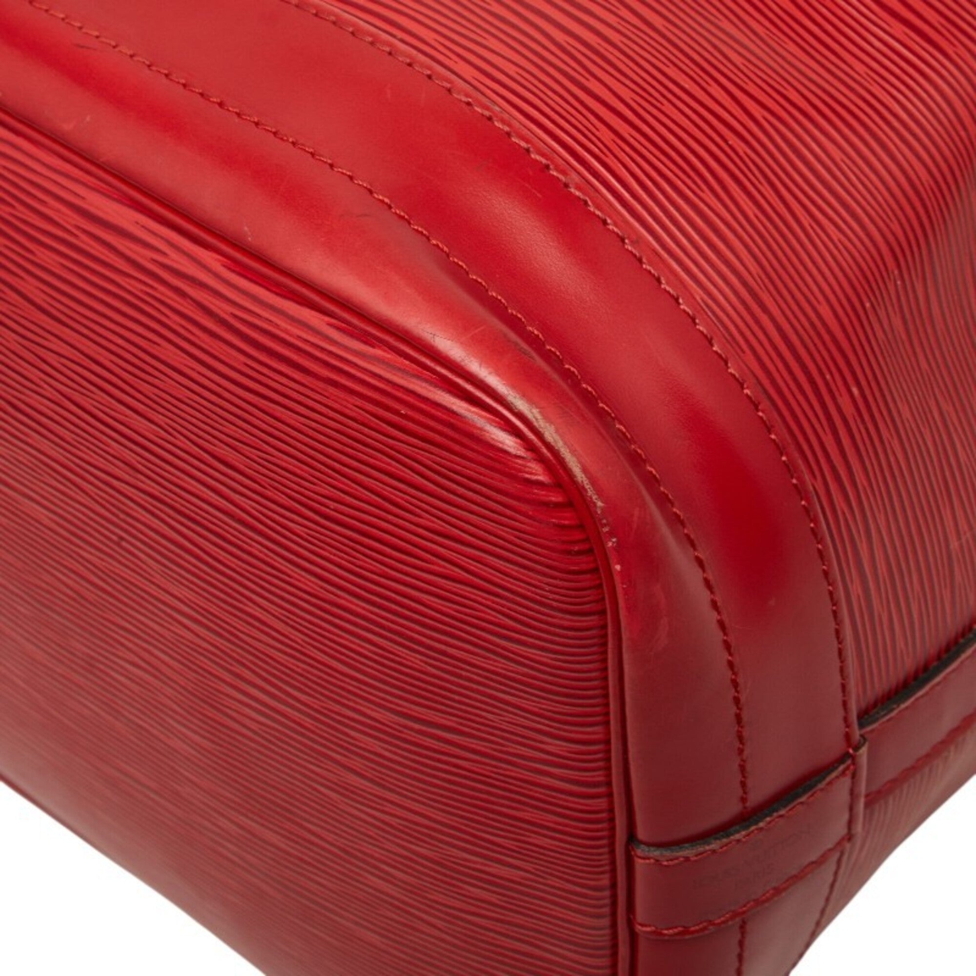 Louis Vuitton Castilian Red Leather Shoulder Bag (Pre-Owned)