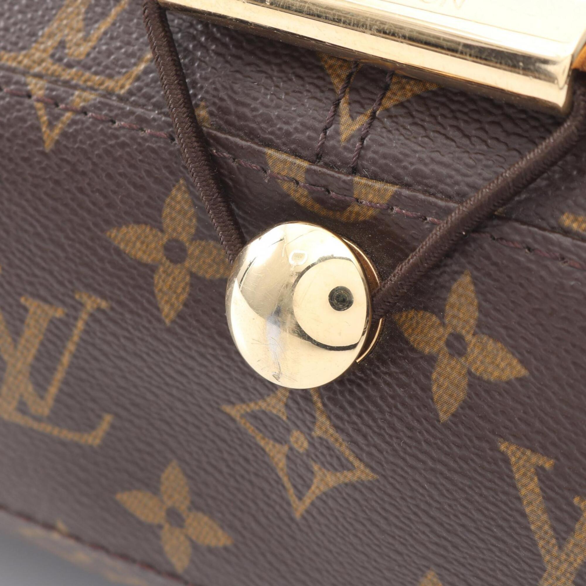 Louis Vuitton Brown Monogram Coated Canvas Handbag Shoulder Bag (Pre-Owned)