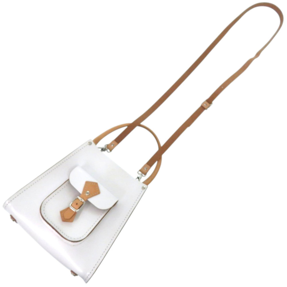 Vivienne Westwood White Leather Handbag (Pre-Owned)