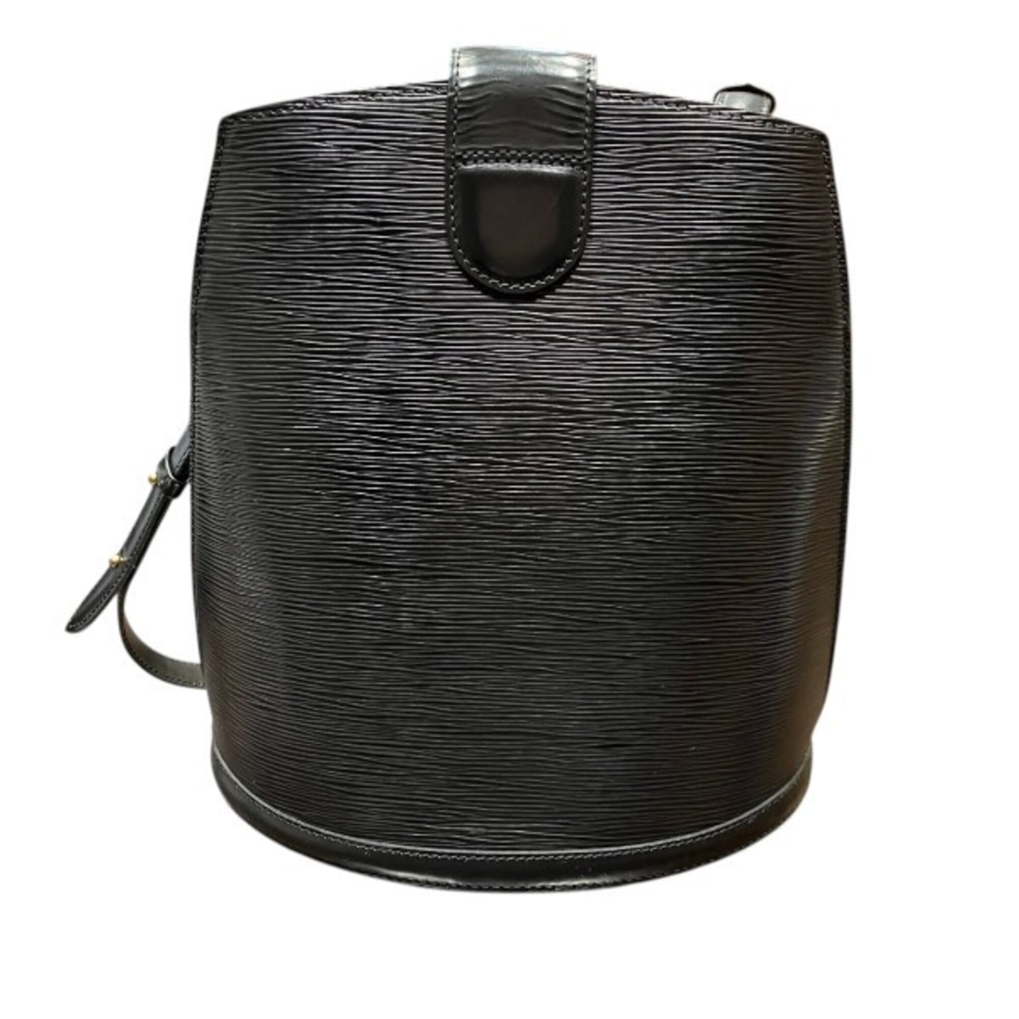 Louis Vuitton Black Noir Leather Handbag Shoulder Bag (Pre-Owned)