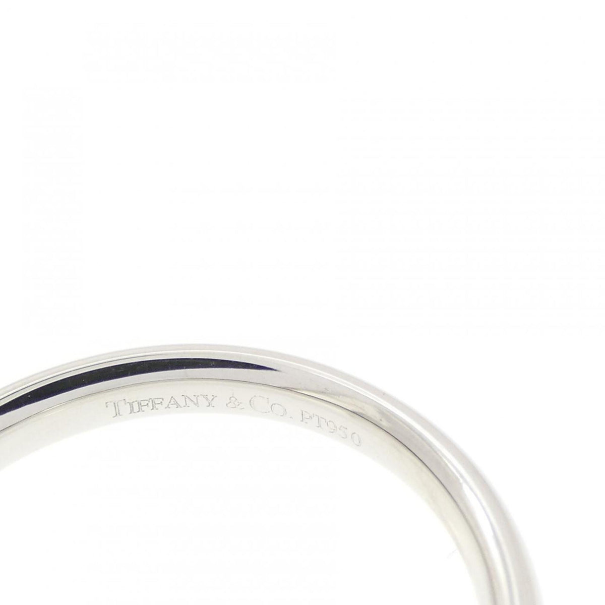 Tiffany Platinum 950 Band Ring (Pre-Owned)