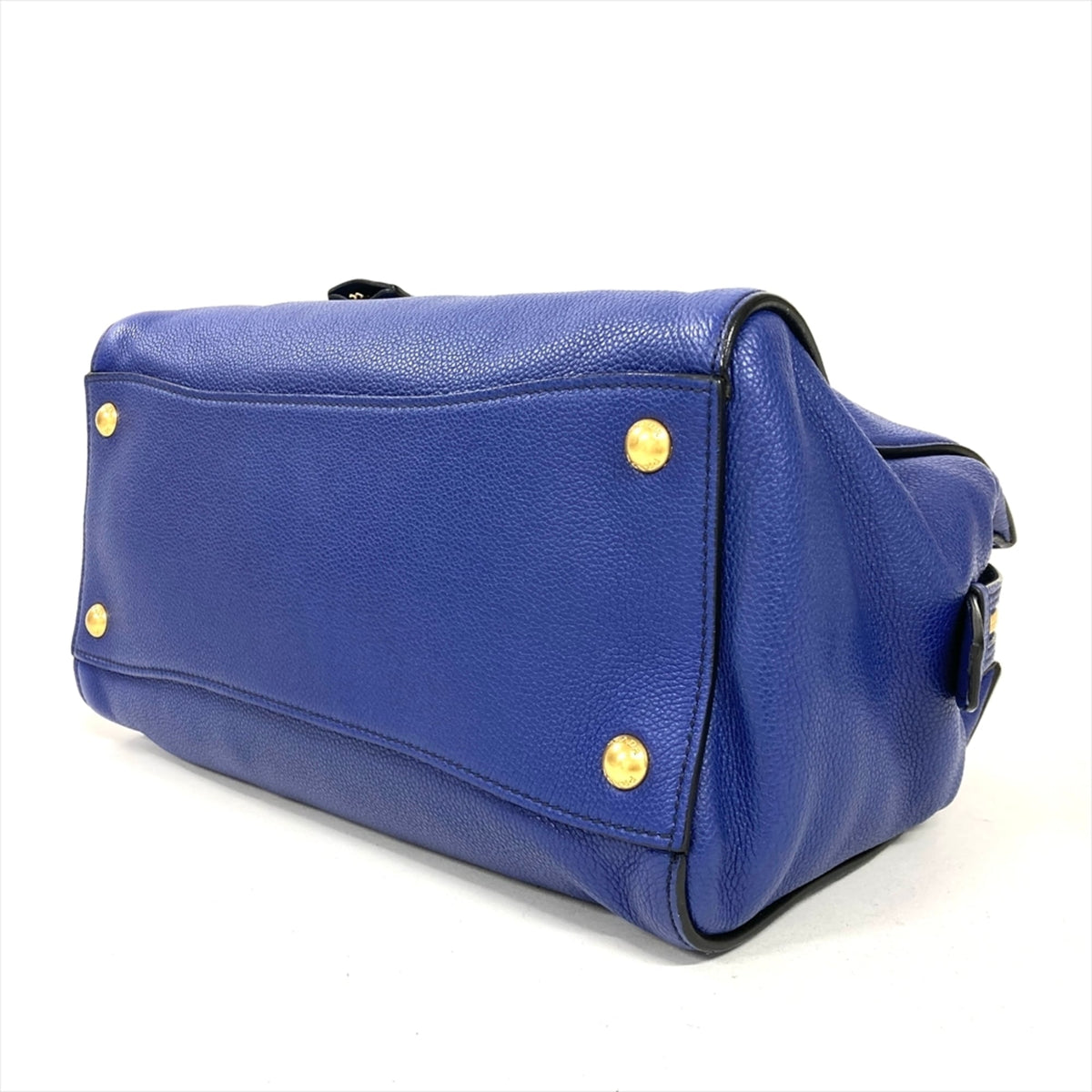 Prada Blue Leather Handbag (Pre-Owned)