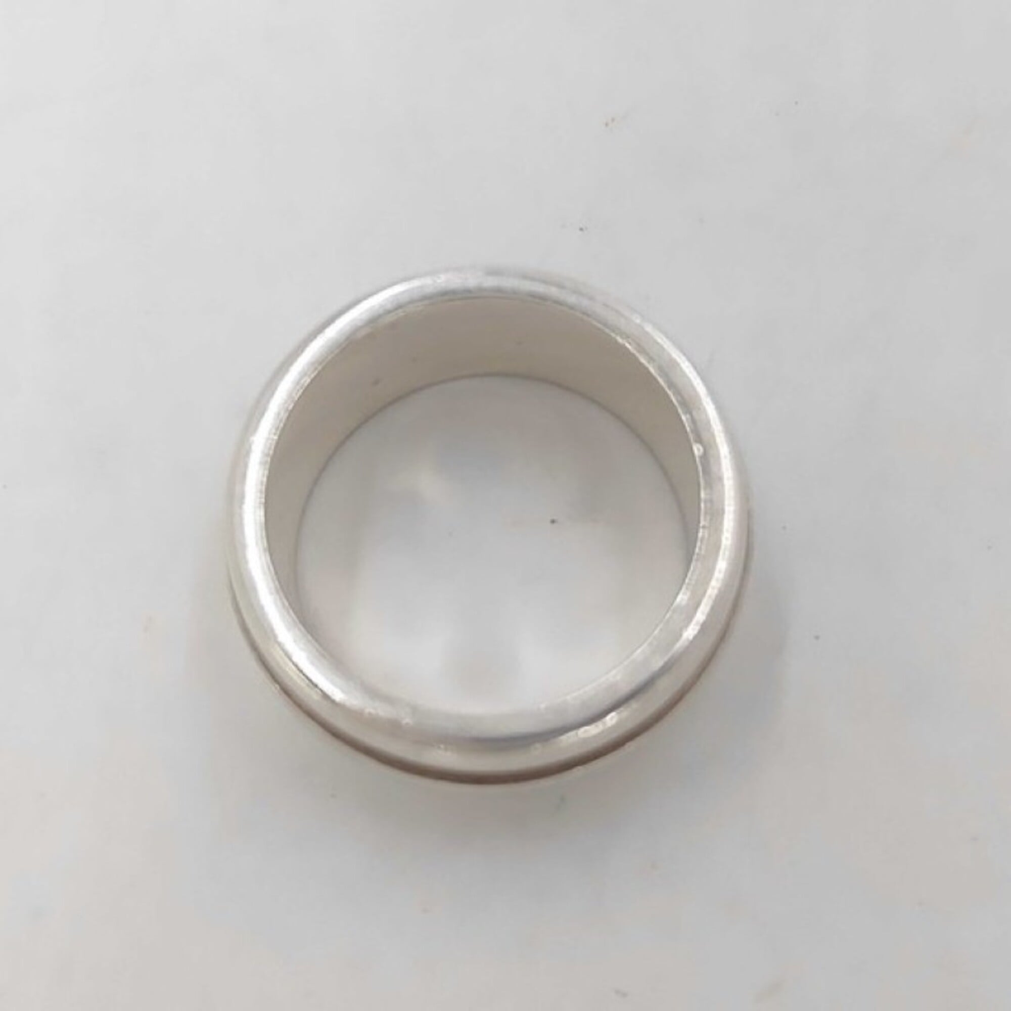 Tiffany Silver Silver 925 Band Ring (Pre-Owned)