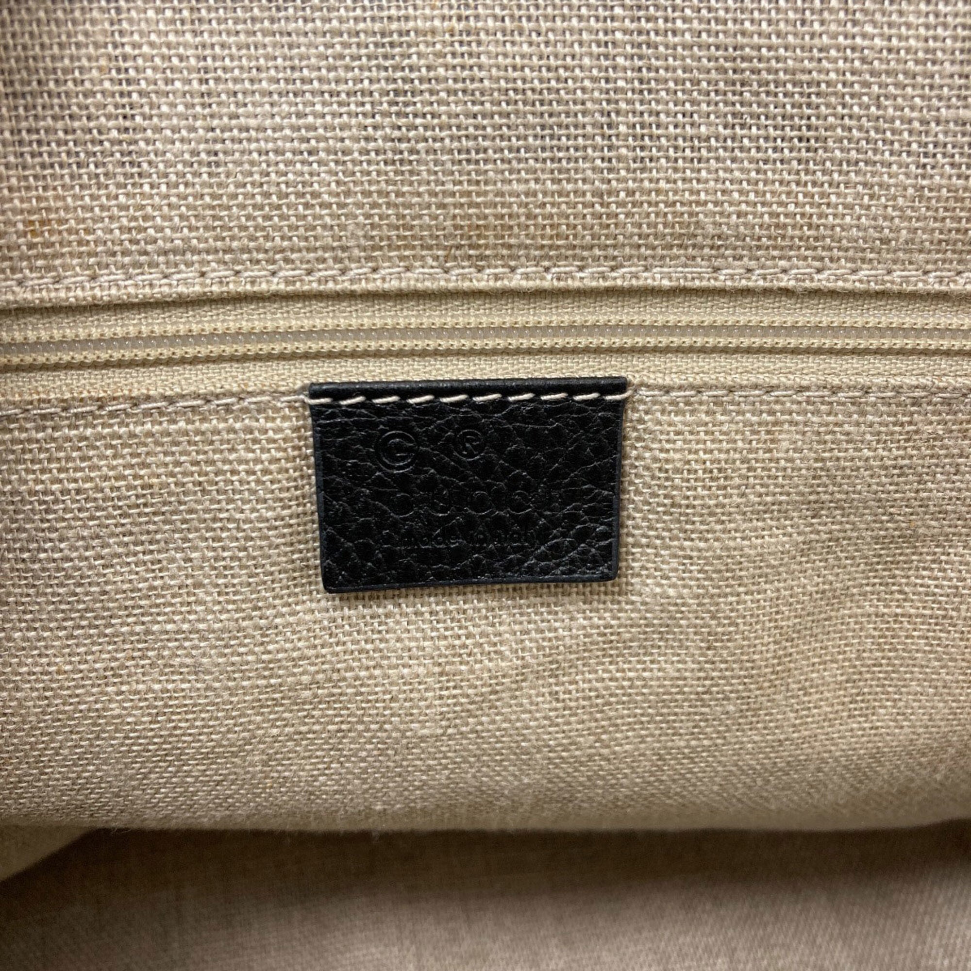 Gucci Black Leather Handbag (Pre-Owned)