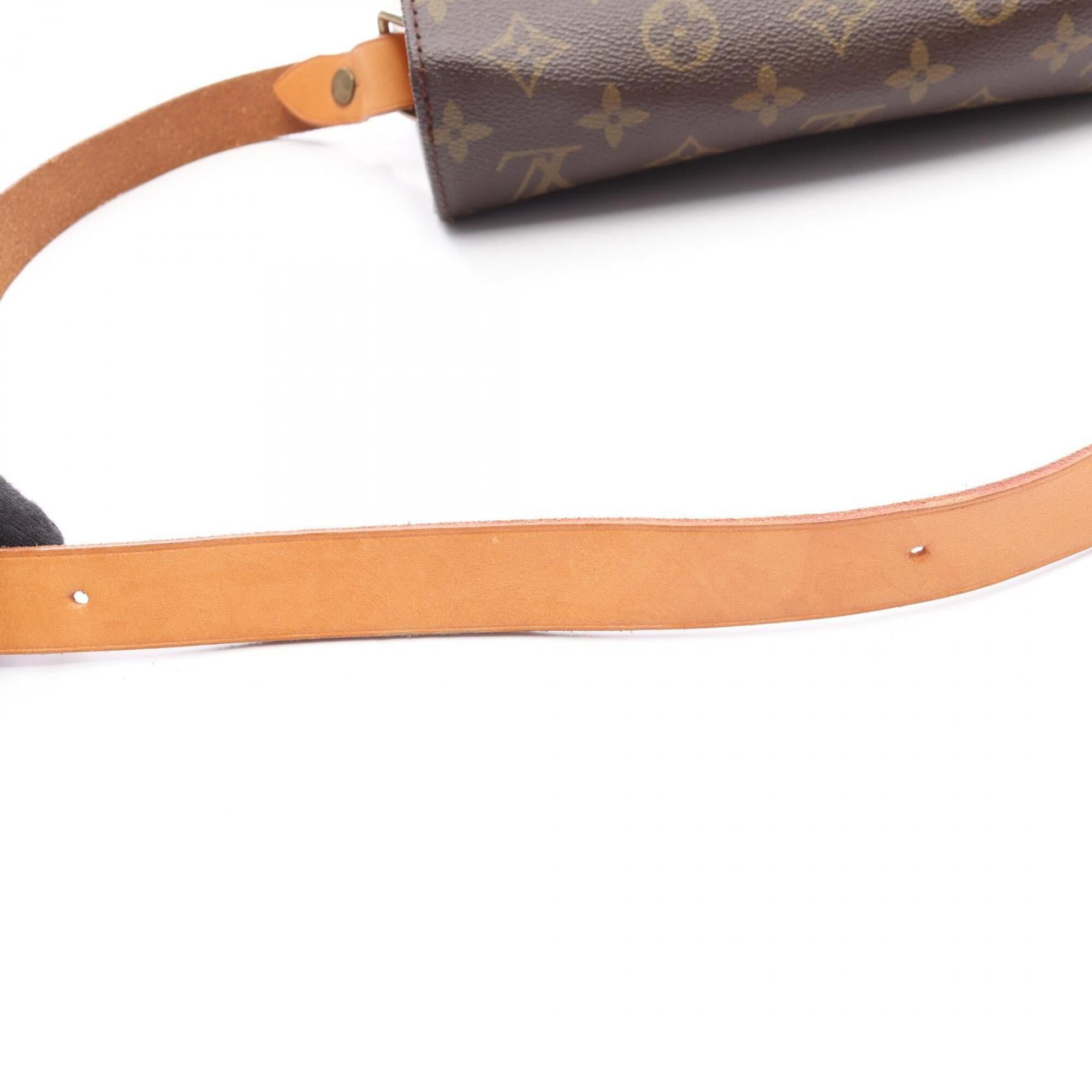 Louis Vuitton Brown Coated Canvas Pvc Monogram Leather Handbag Shoulder Bag (Pre-Owned)