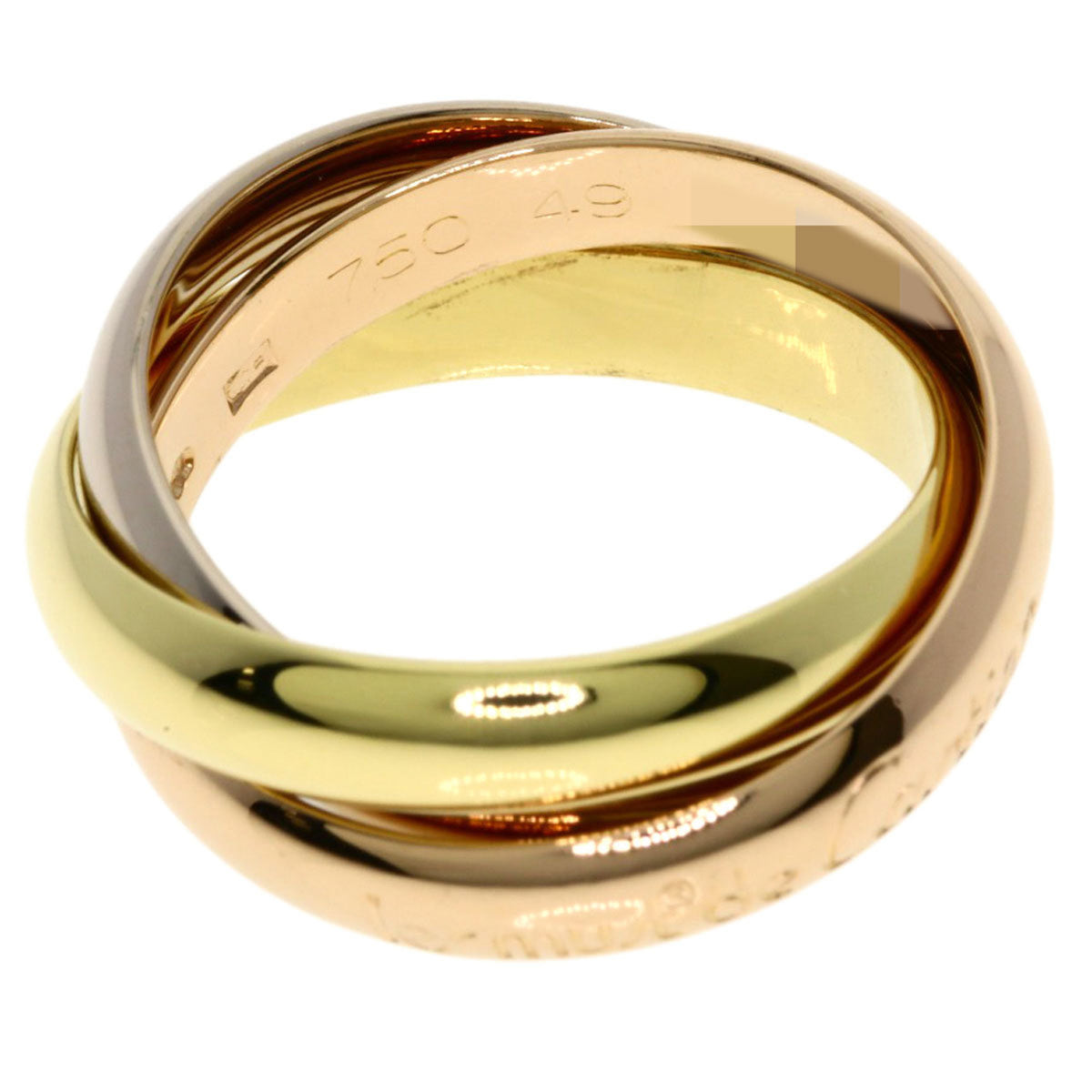 Cartier Trinity Yellow Gold (18K) Pink Gold (18K) White Gold (18K) Band Ring (Pre-Owned)