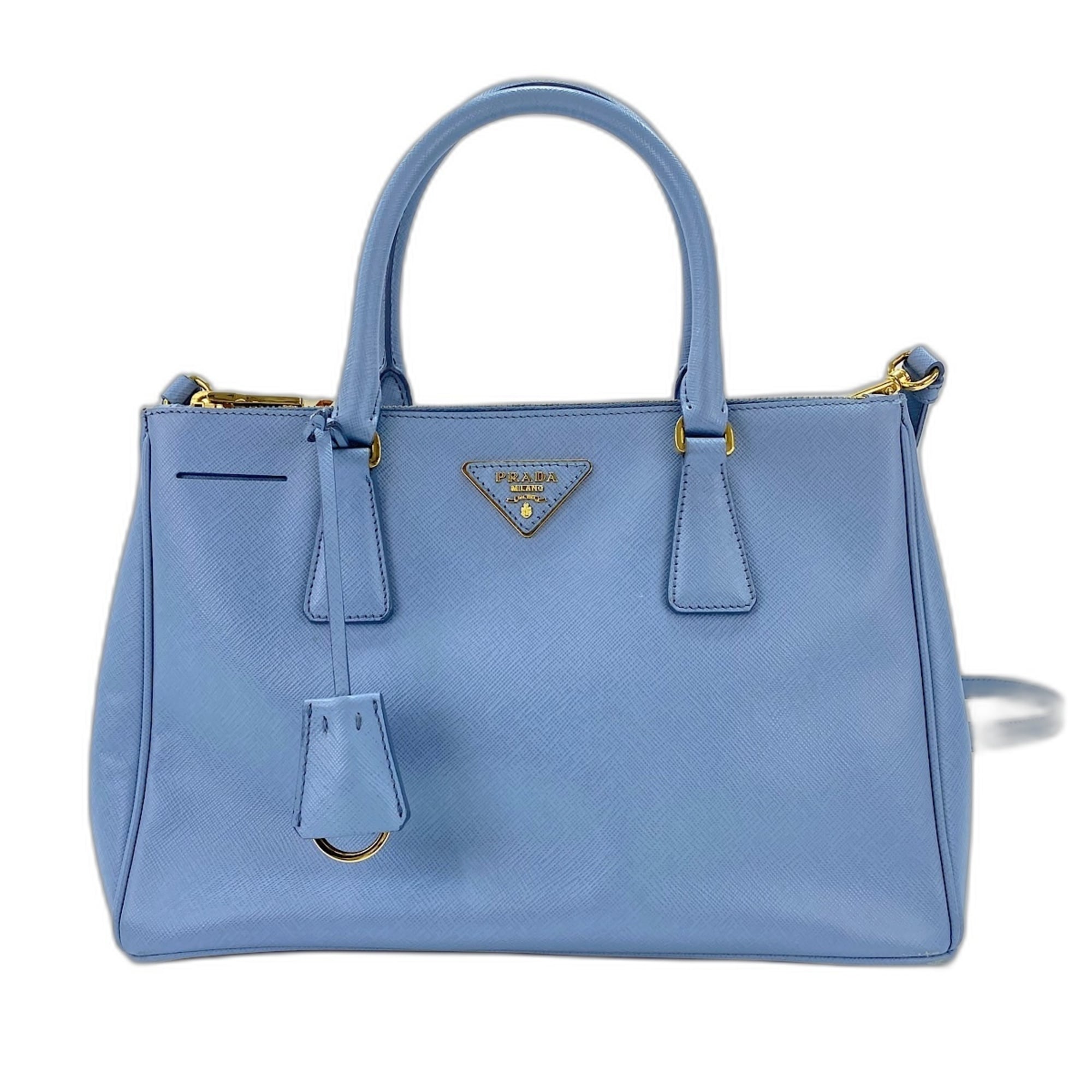 Prada Blue Handbag Shoulder Bag (Pre-Owned)