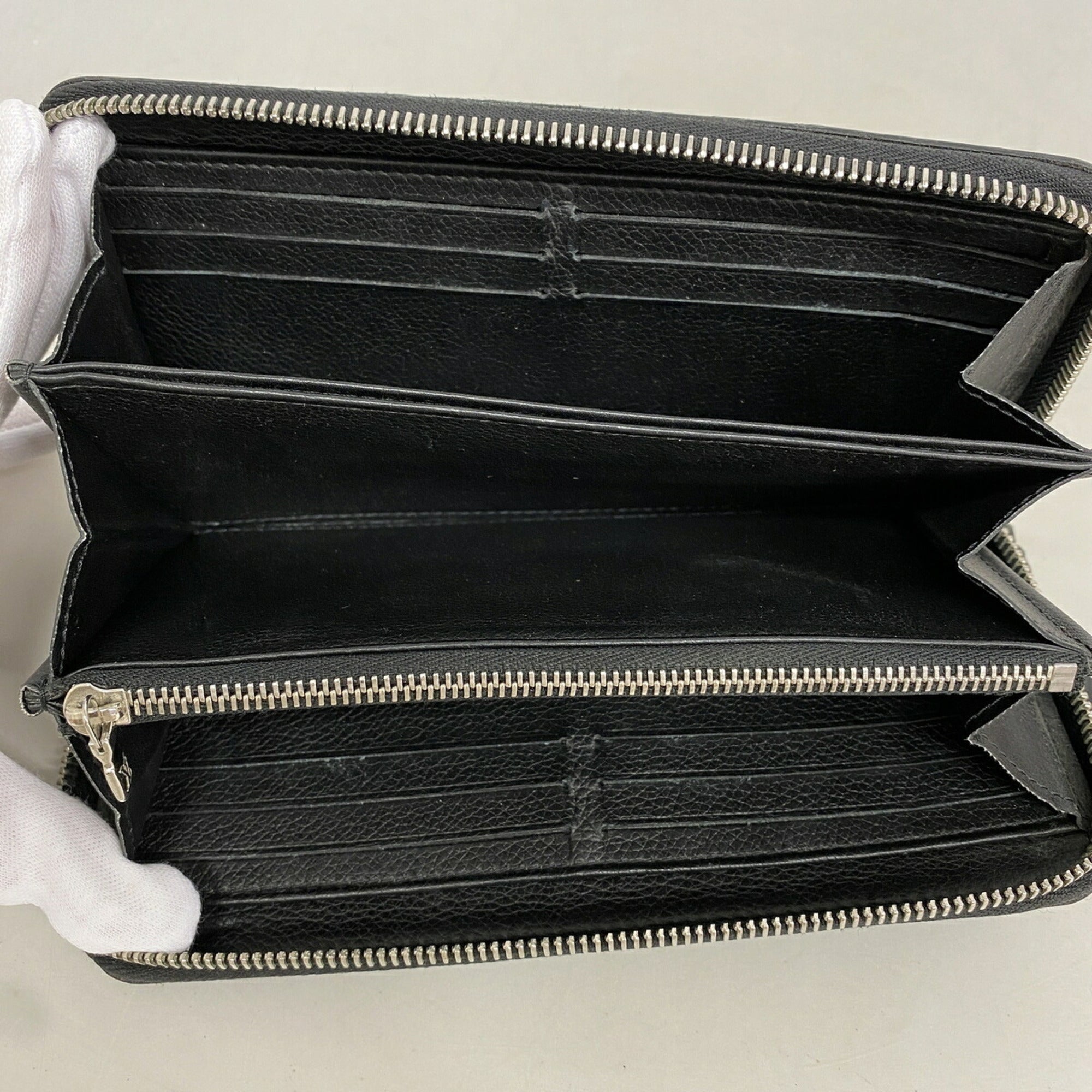 Louis Vuitton Noir Long Wallet (Bi-Fold) (Pre-Owned)