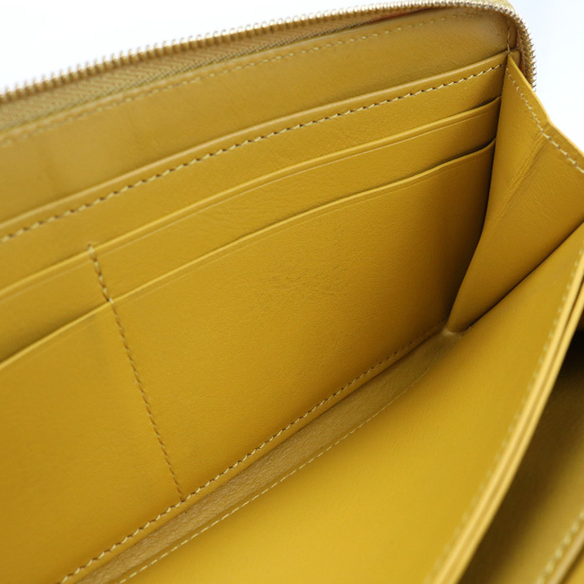 Loewe Yellow Leather Long Wallet (Bi-Fold) (Pre-Owned)