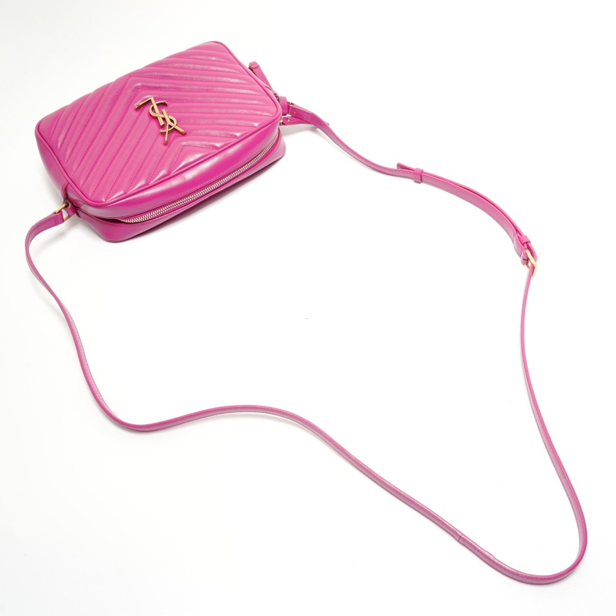 Yves Saint Laurent Pink Quilting Shoulder Bag (Pre-Owned)