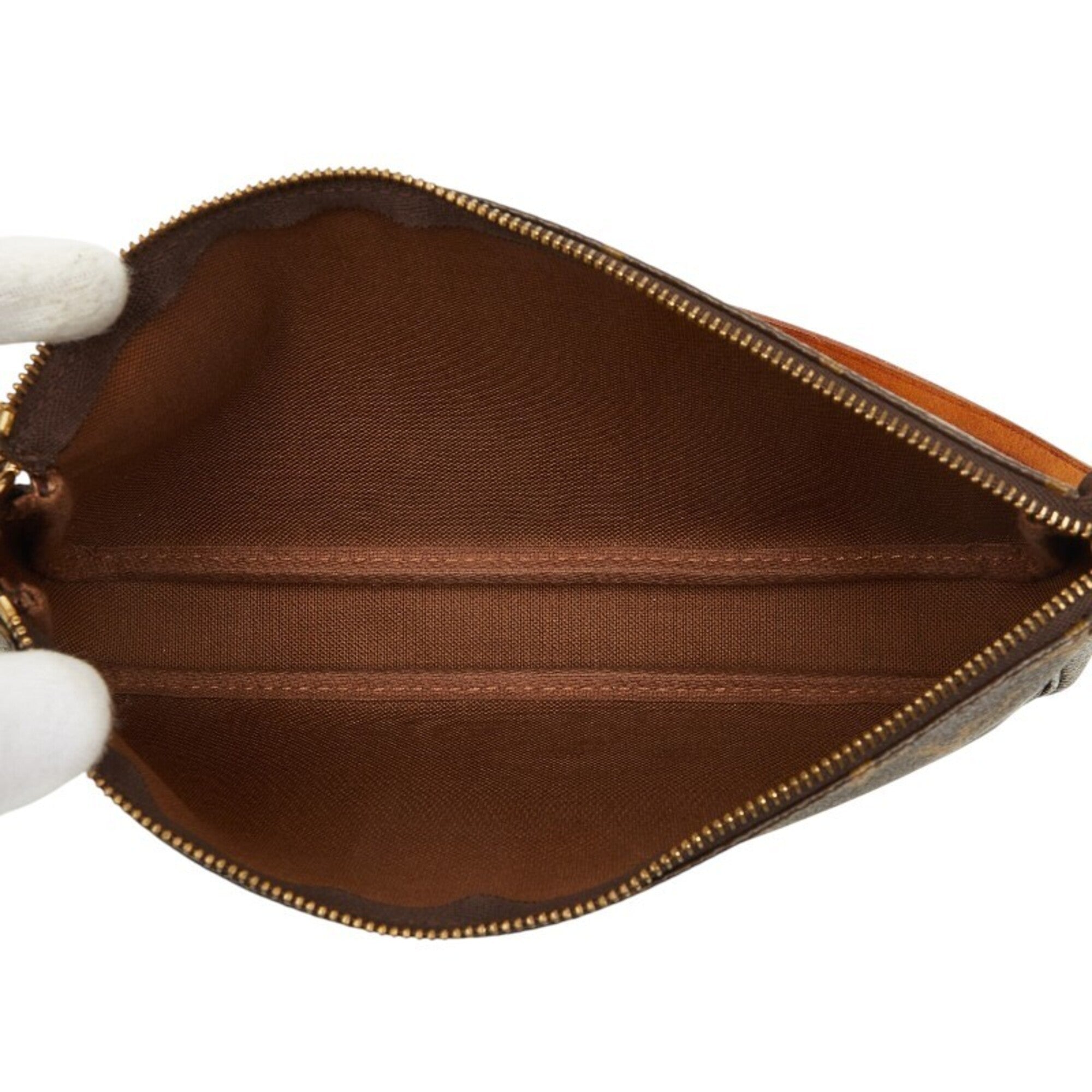 Louis Vuitton Brown Pvc Leather Handbag (Pre-Owned)