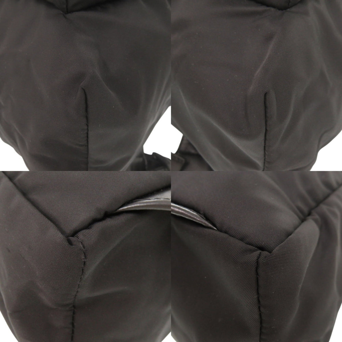 Versace Black Nylon Backpack (Pre-Owned)